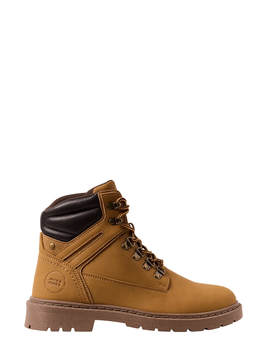 Jack & Jones - JFWALCAN PU BOOT BF - snørestøvler - honey - 1