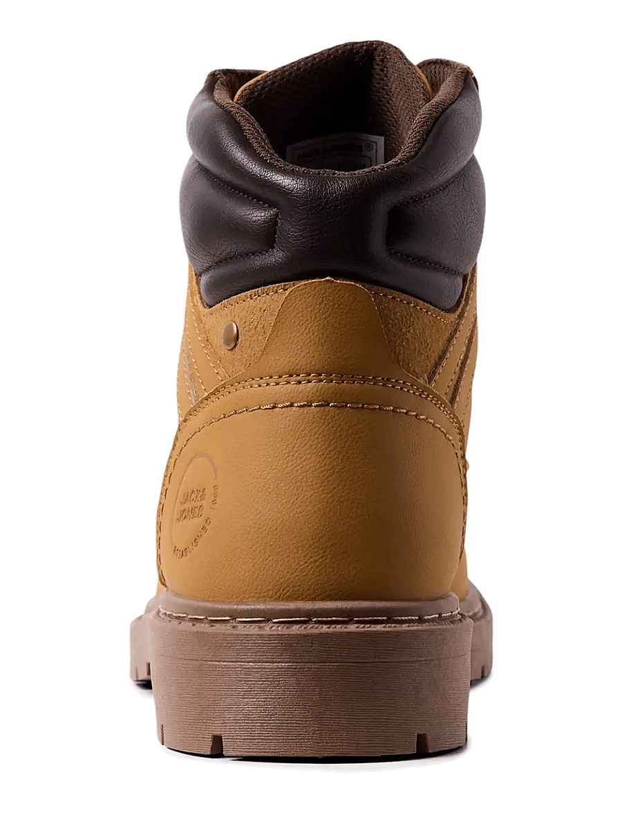 Jack & Jones - JFWALCAN PU BOOT BF - snørestøvler - honey - 2