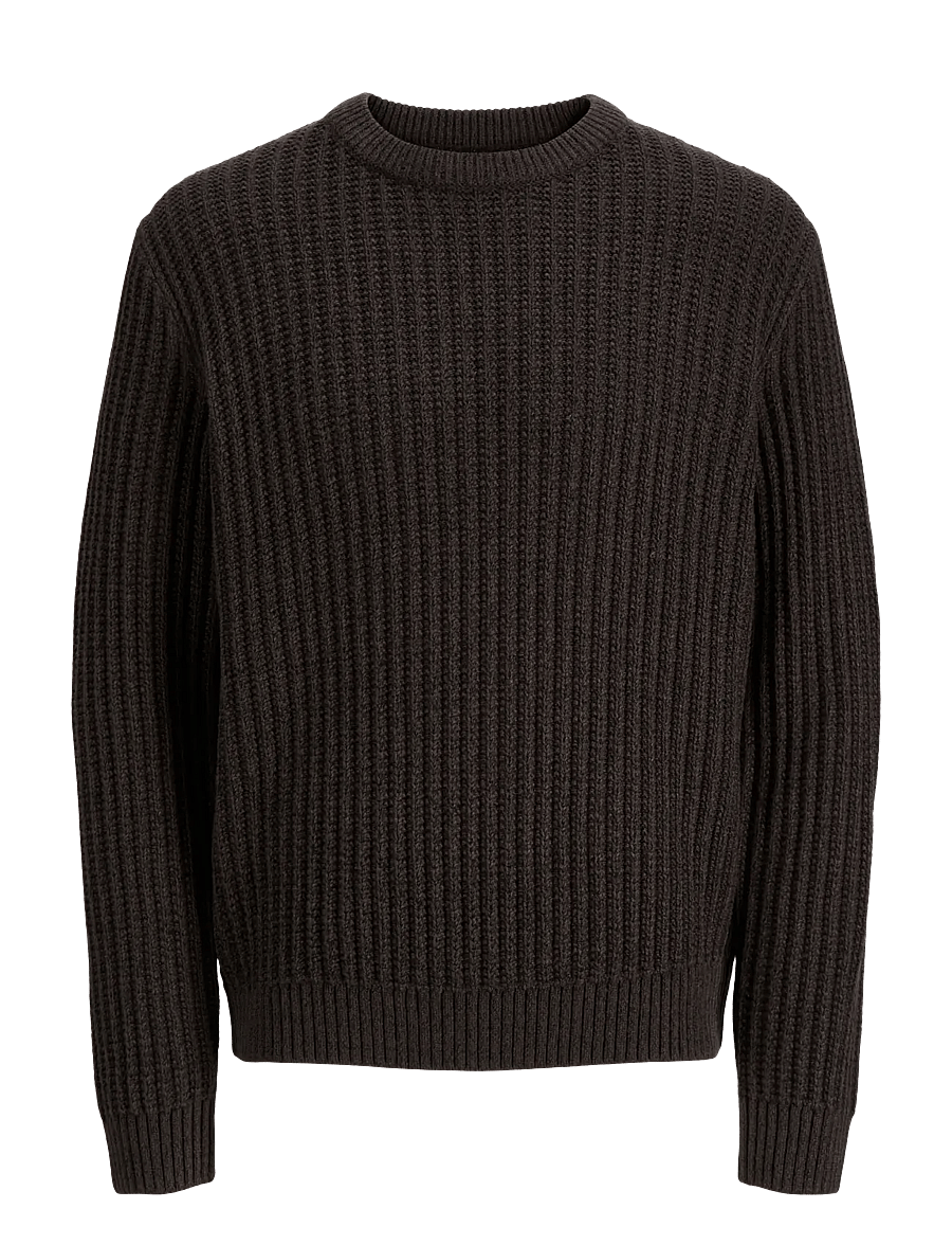 Jack & Jones - JJJAXON KNIT CREW NECK - rundhals - mulch - 0