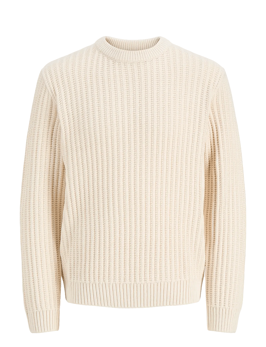Jack & Jones - JJJAXON KNIT CREW NECK - rundhals - sea salt - 0