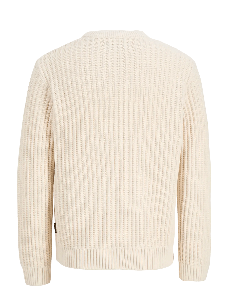 Jack & Jones - JJJAXON KNIT CREW NECK - rundhals - sea salt - 1