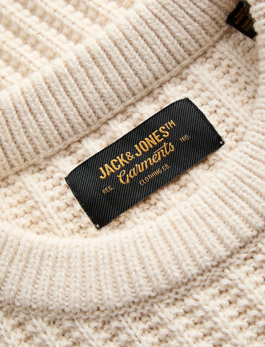 Jack & Jones - JJJAXON KNIT CREW NECK - rundhals - sea salt - 2