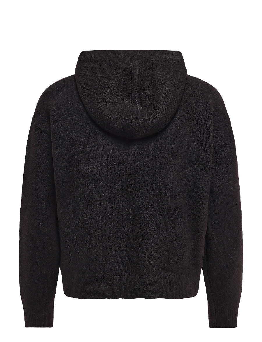 Jack & Jones - JCOGRAVITY KNIT ZIP HOODIE - kapuzenpullover - black - 1