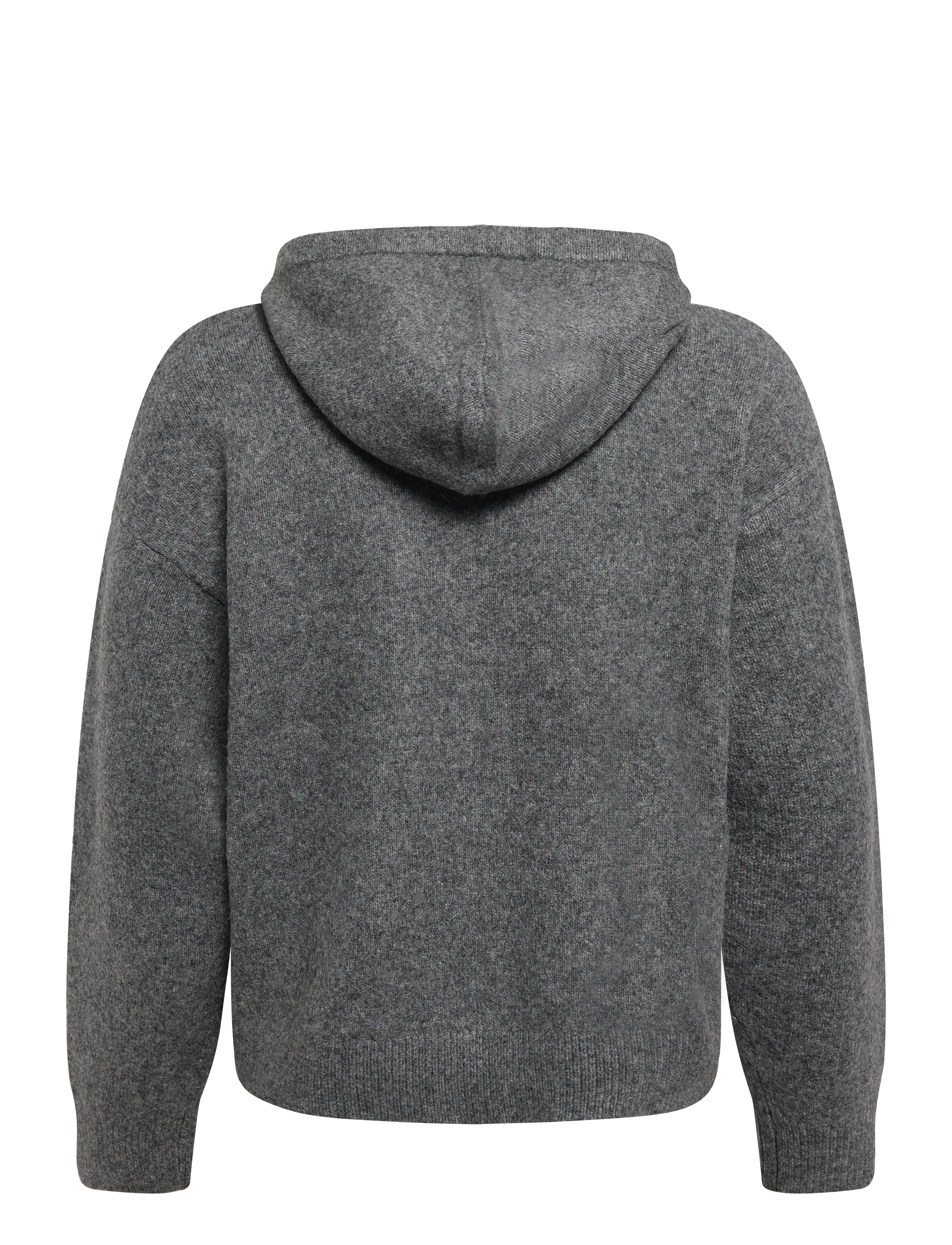 Jack & Jones - JCOGRAVITY KNIT ZIP HOODIE - dark grey melange - 1