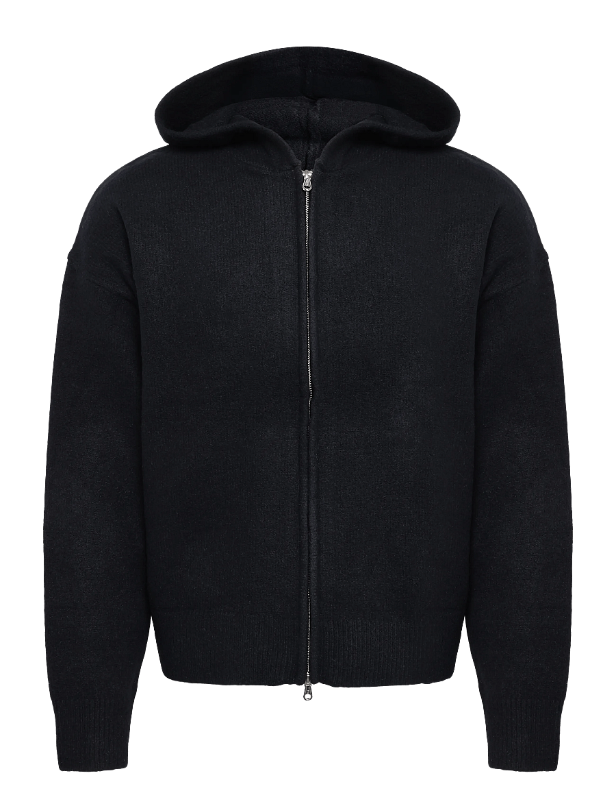 Jack & Jones - JCOGRAVITY KNIT ZIP HOODIE - kapuzenpullover - sky captain - 0