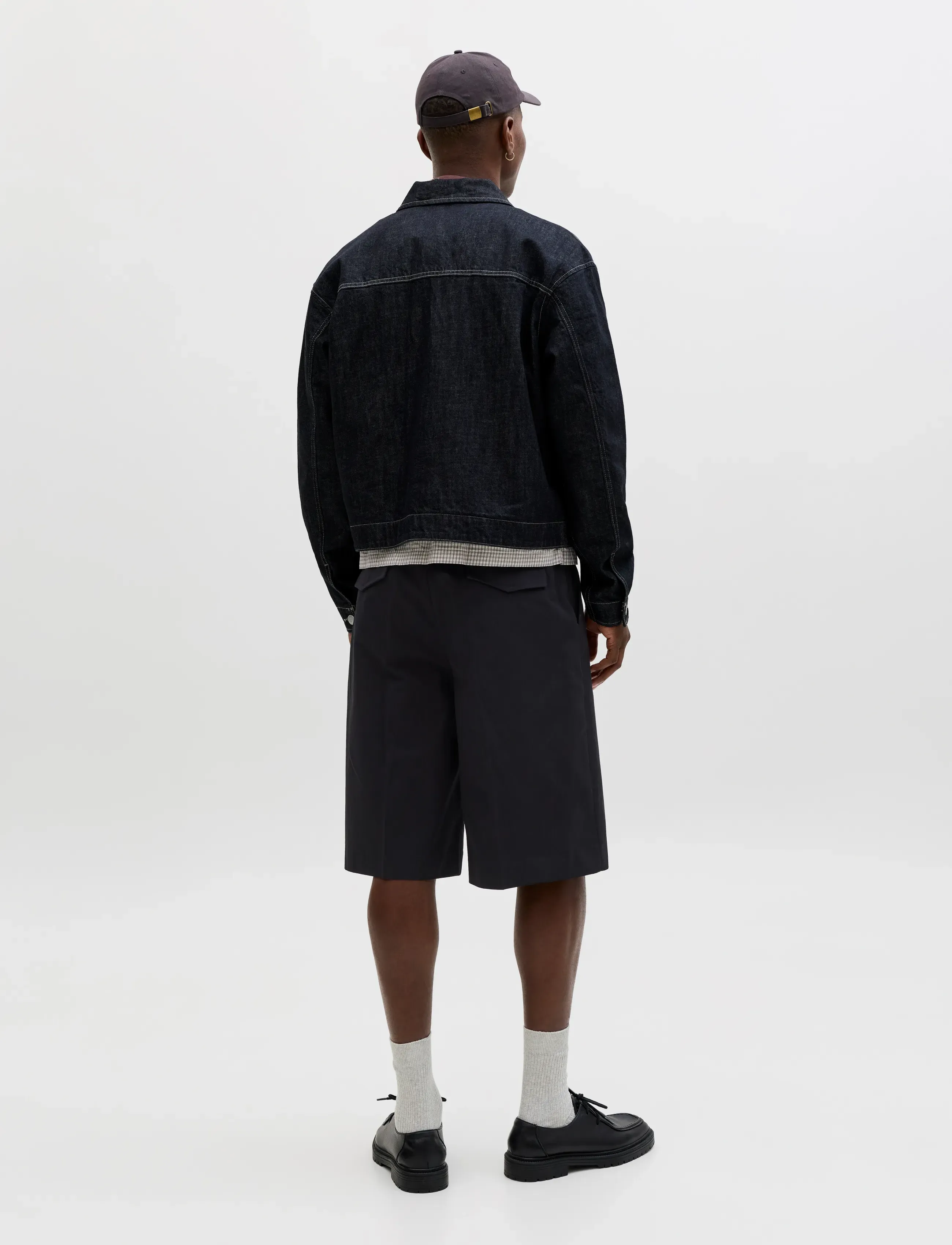 Jack & Jones - JPSTOWEN OTIS CHINO SHORT E STYD SS26 - chinos shorts - black - 3