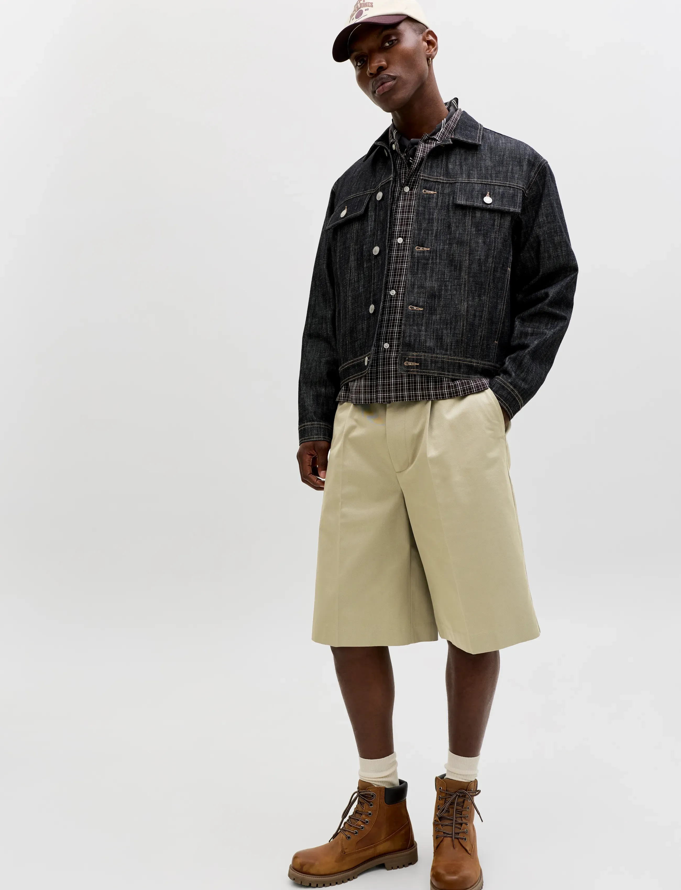 Jack & Jones - JPSTOWEN OTIS CHINO SHORT E STYD SS26 - chino lühikesed püksid - lemon pepper - 5