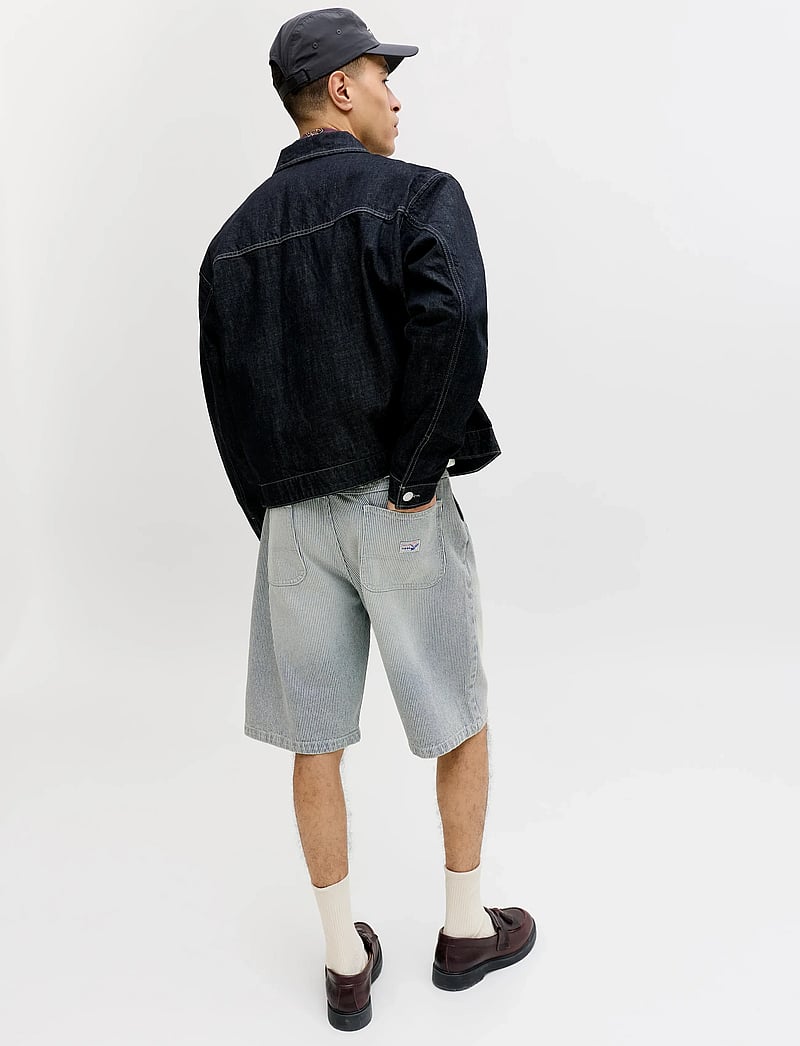 Jack & Jones - JPSTALEX HICKORY SHORT XLNG STYD SS26 - jorts - dark navy - 5
