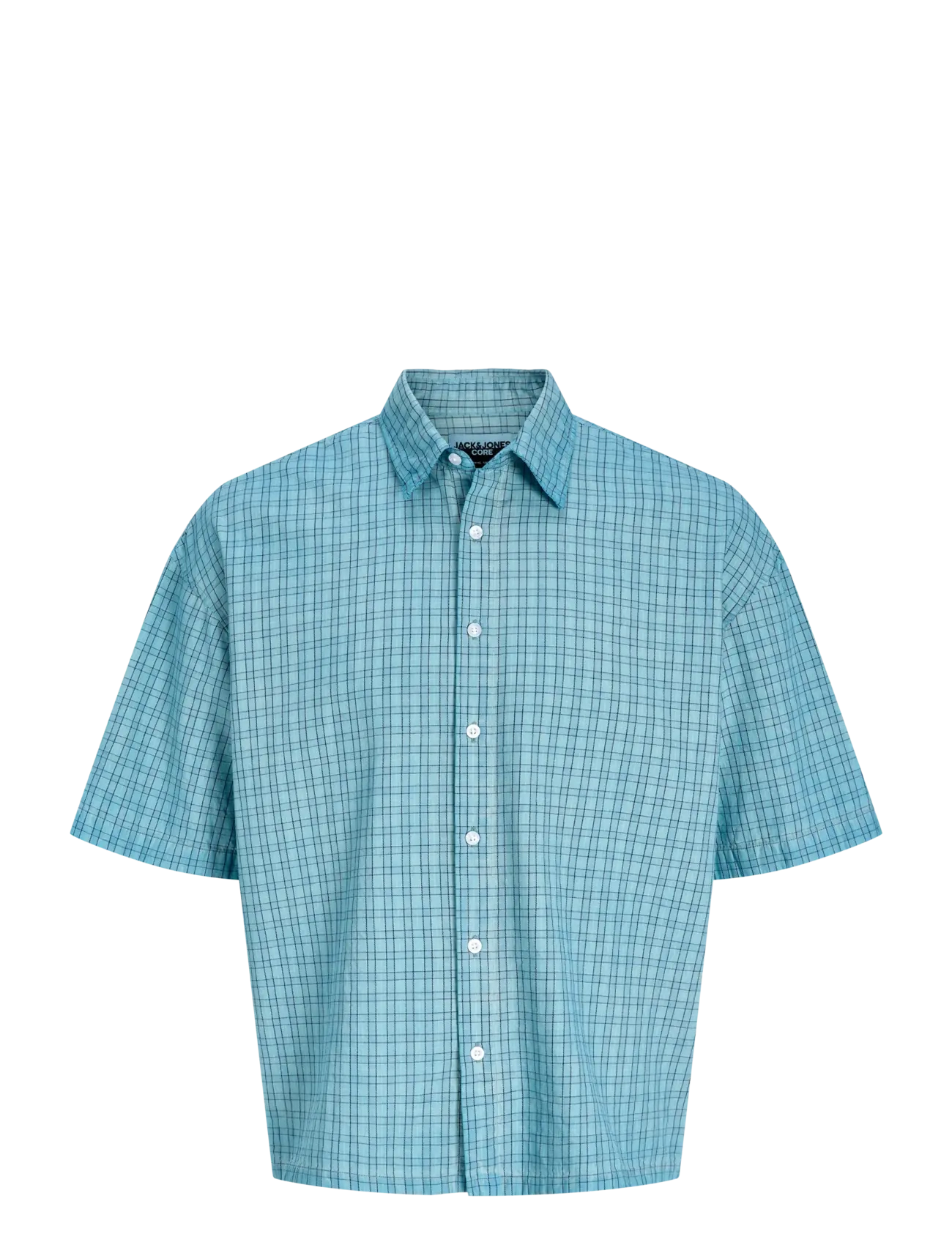 JACK & JONES Jcooverdyed Shirt Ss Styd Ss26 Weiß - L - Herren