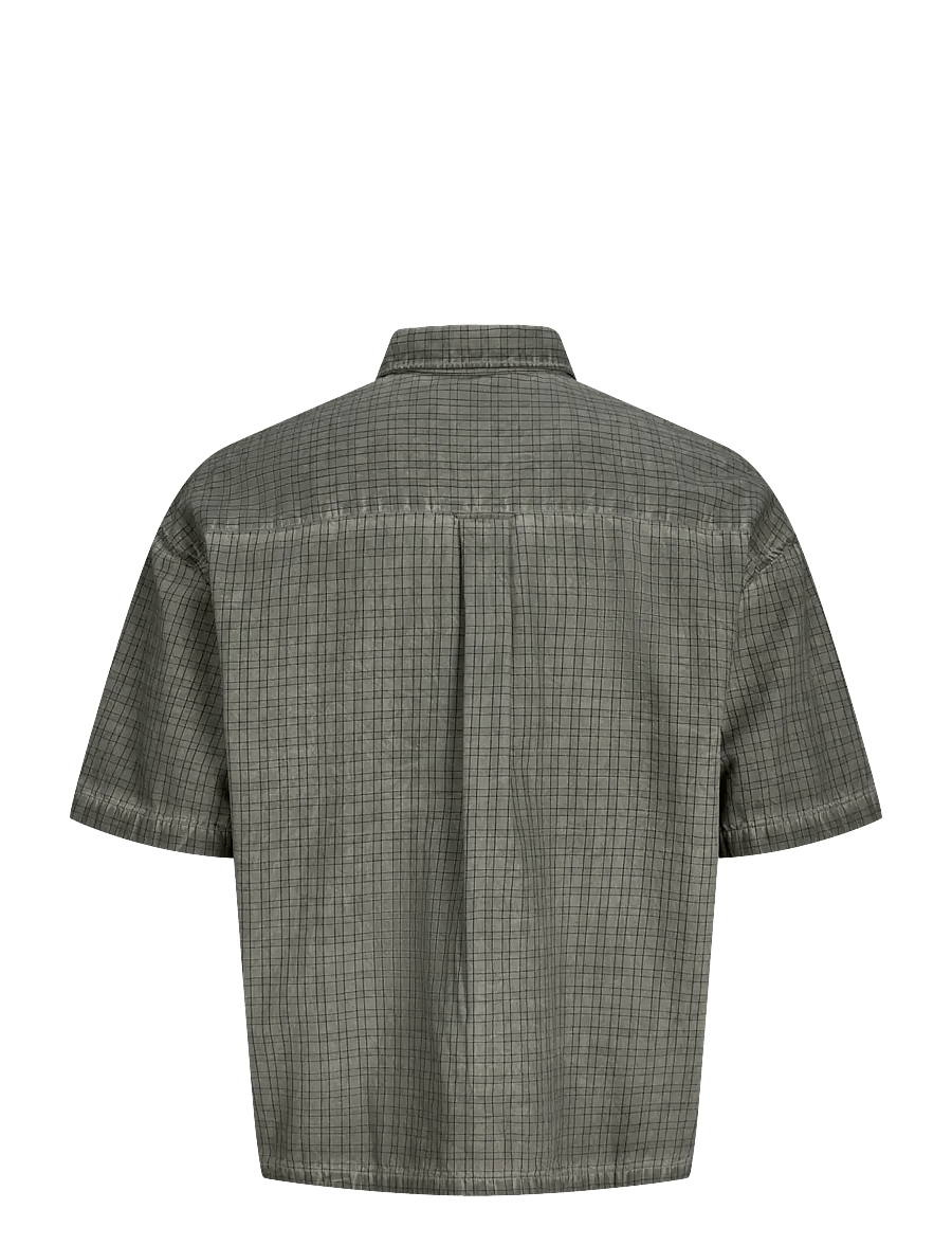 Jack & Jones - JCOOVERDYED SHIRT SS STYD SS26 - vapor blue - 2