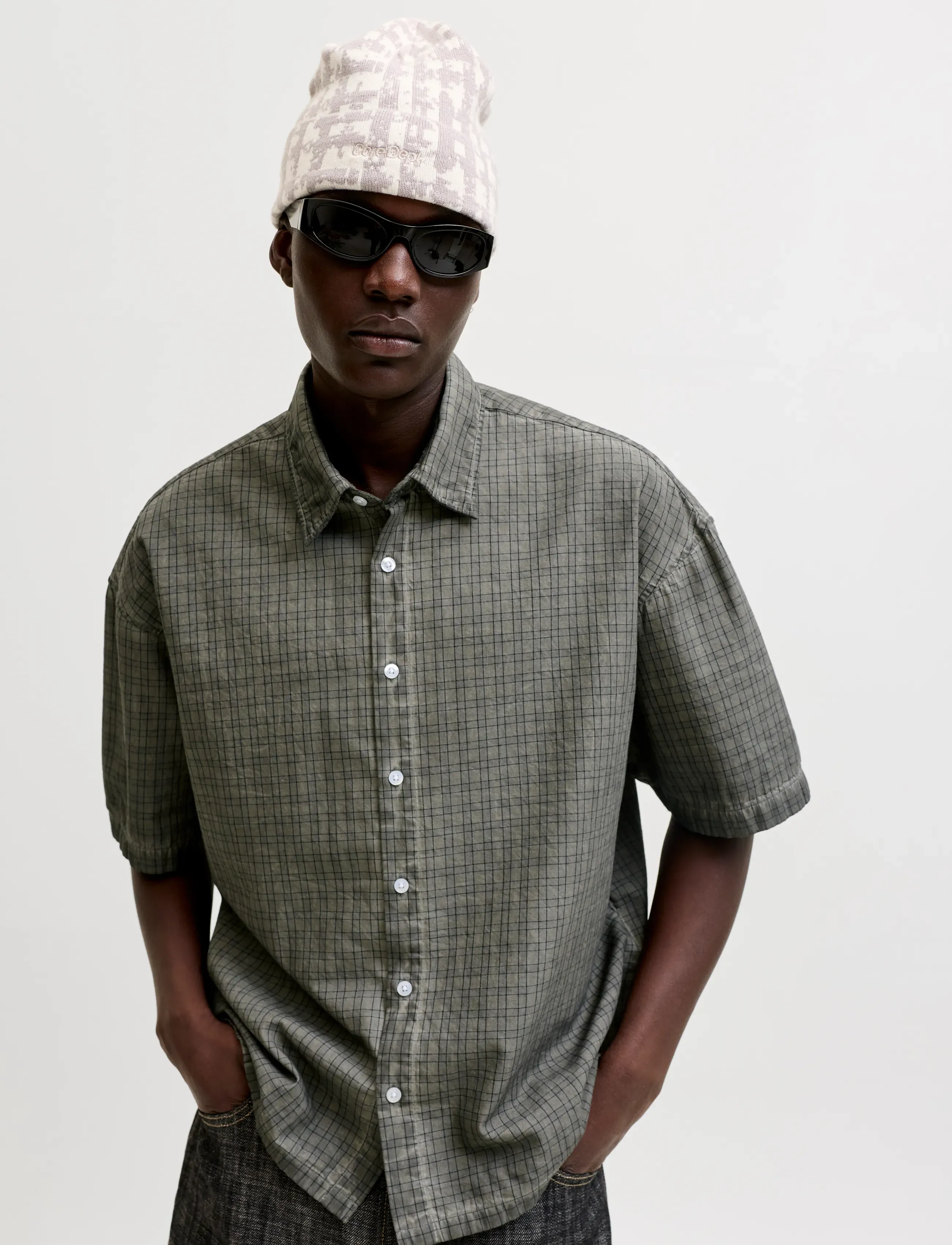 JACK & JONES Jcooverdyed Shirt Ss Styd Ss26 kortärmade skjortor herr – bild 6