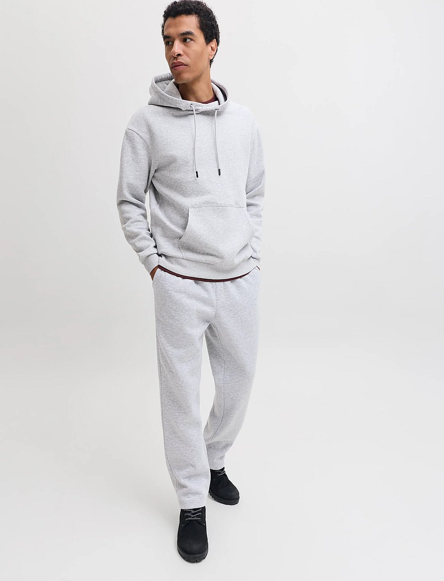 Jack & Jones - JJEBRADLEY SWEAT HOOD UNC SET PK MP - light grey melange - 5