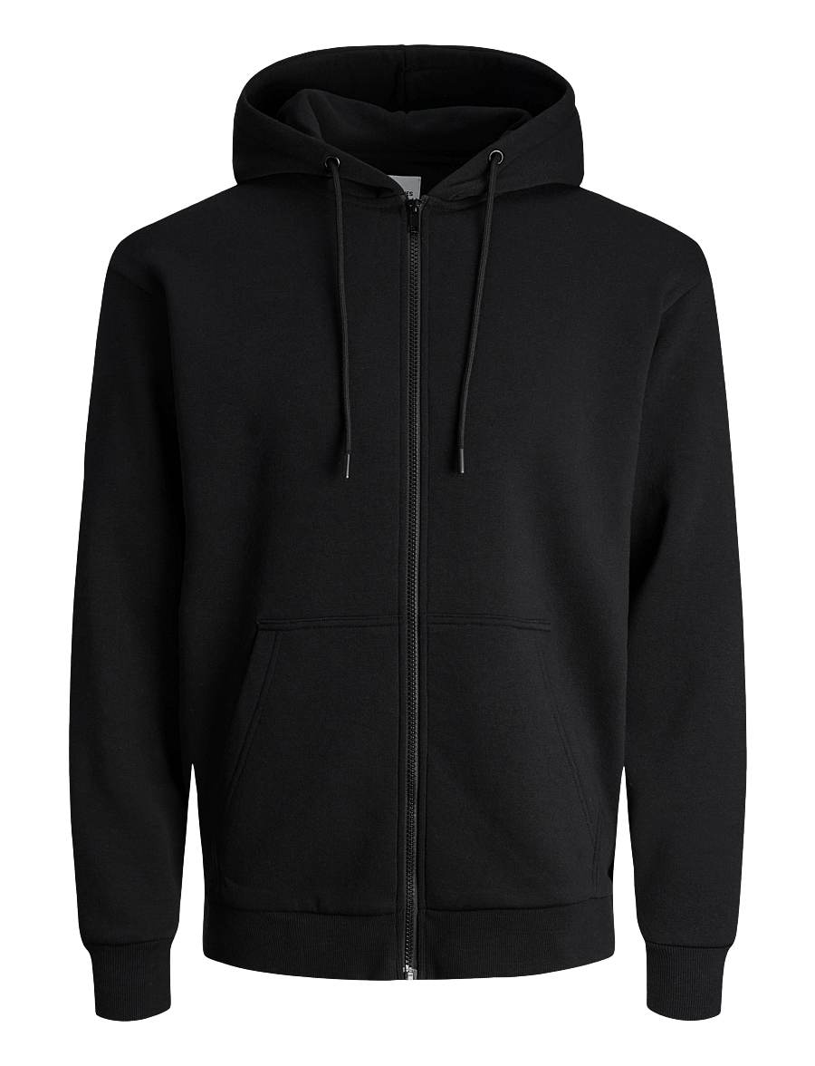 Jack & Jones - JJEBRADLEY SWEAT ZIP HOOD SET PACK MP - dressid - black - 1