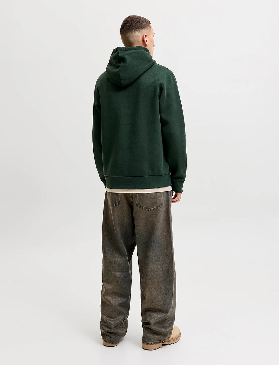 Jack & Jones - JJELOGO SWEAT HOOD 2 COL AW26 2PK MP - hættetrøjer - scarab - 3