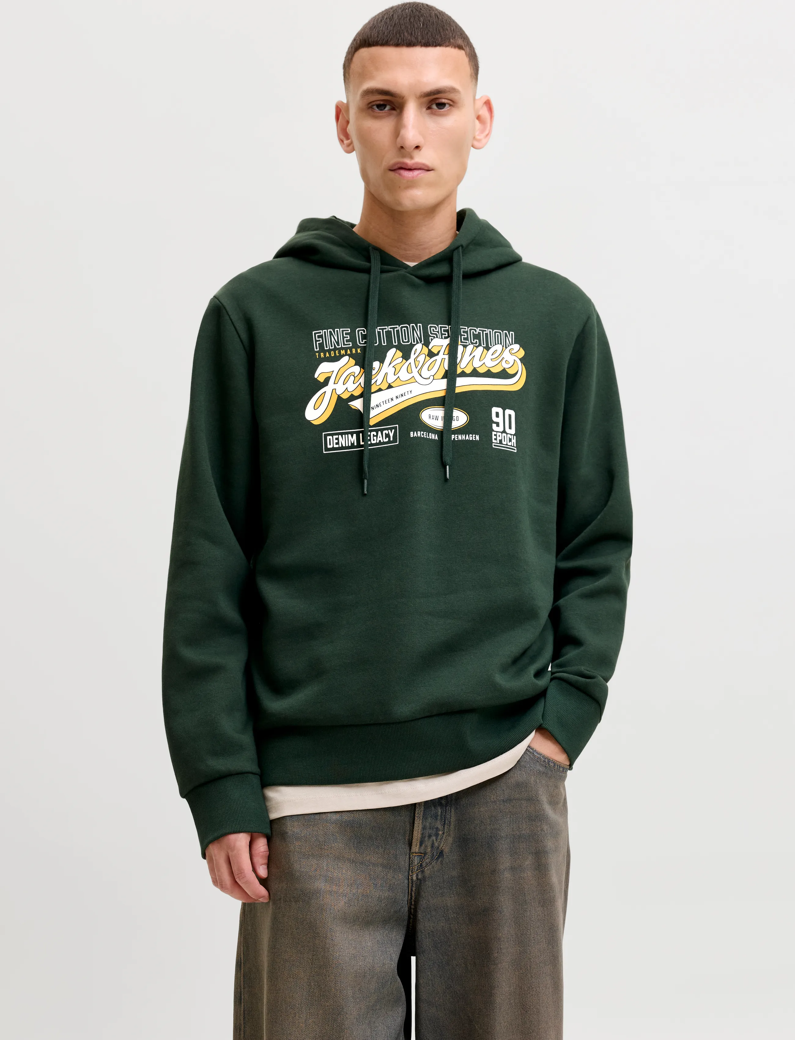 Jjelogo Sweat Hood 2 Col Aw26 2Pk Mp 7