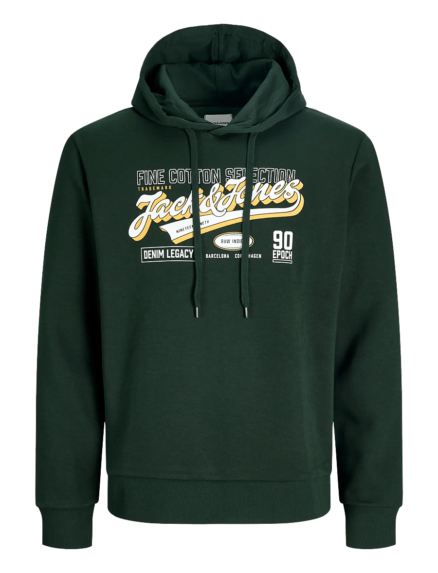 Jack & Jones - JJELOGO SWEAT HOOD 2 COL AW26 2PK MP - hættetrøjer - scarab - 2