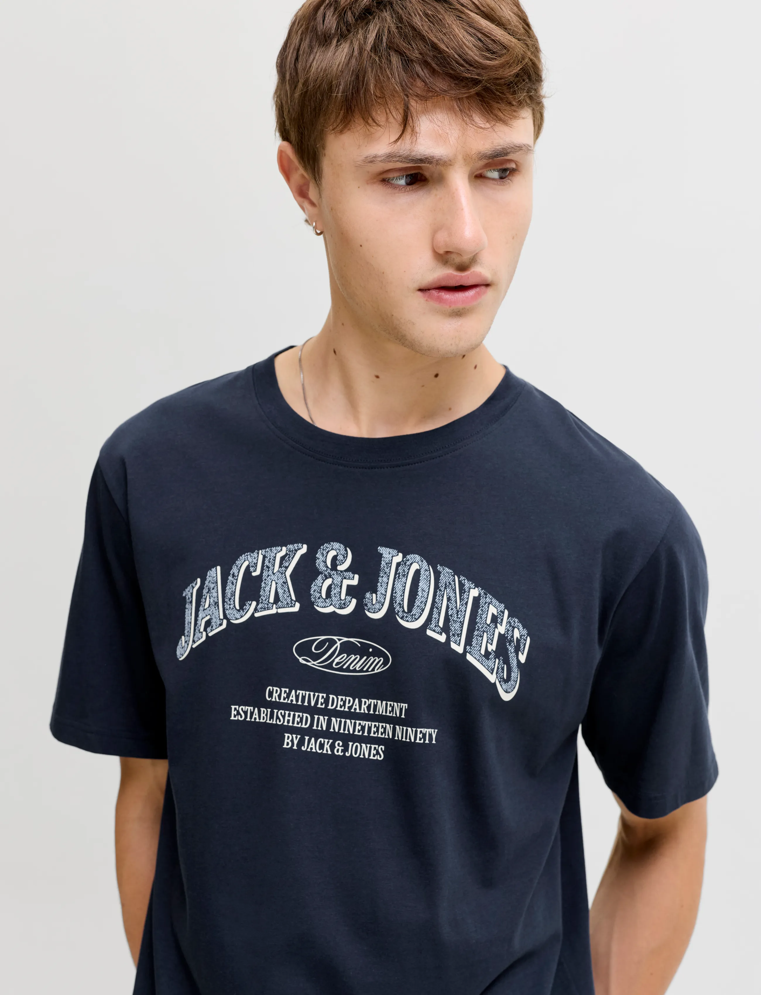 Jack & Jones - JJEDENVER LOGO TEE SS O-NECK 2PK MP - t-shirts im multipack - white - 5