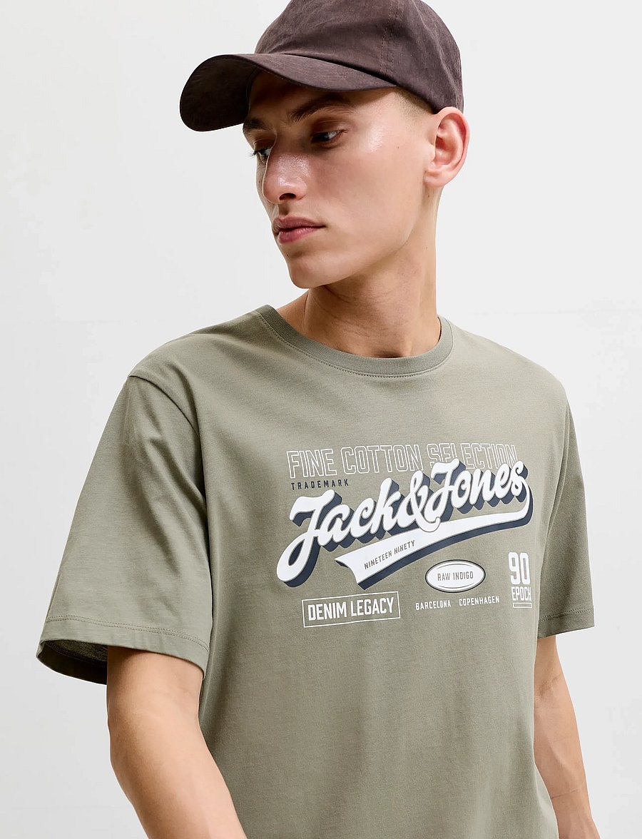 Jack & Jones - JJELOGO TEE SS O-NECK 2 COL AW26 3PK MP - multipack t-shirts - black - 5