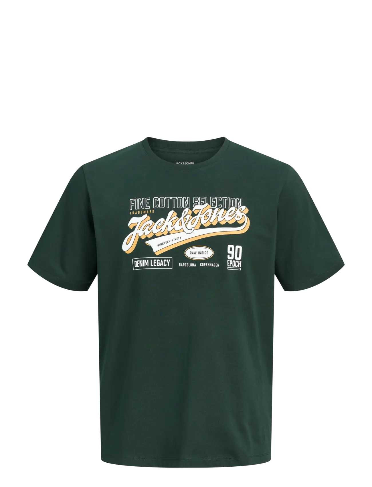 Jack & Jones - JJELOGO TEE SS O-NECK 2 COL AW26 3PK MP - multipack t-shirts - turbulence - 2