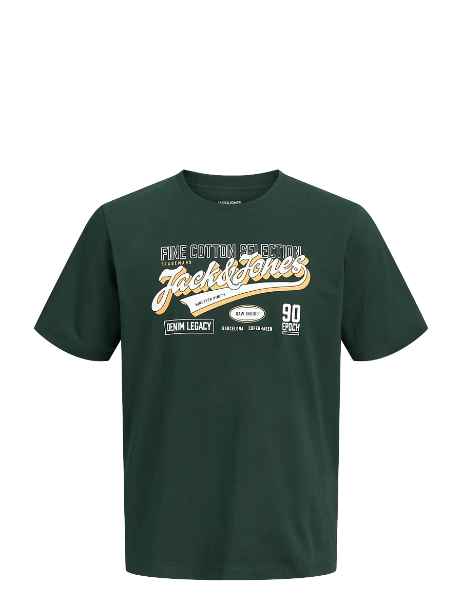 Jack & Jones - JJELOGO TEE SS O-NECK 2 COL AW26 3PK MP - multipack t-shirts - turbulence - 2