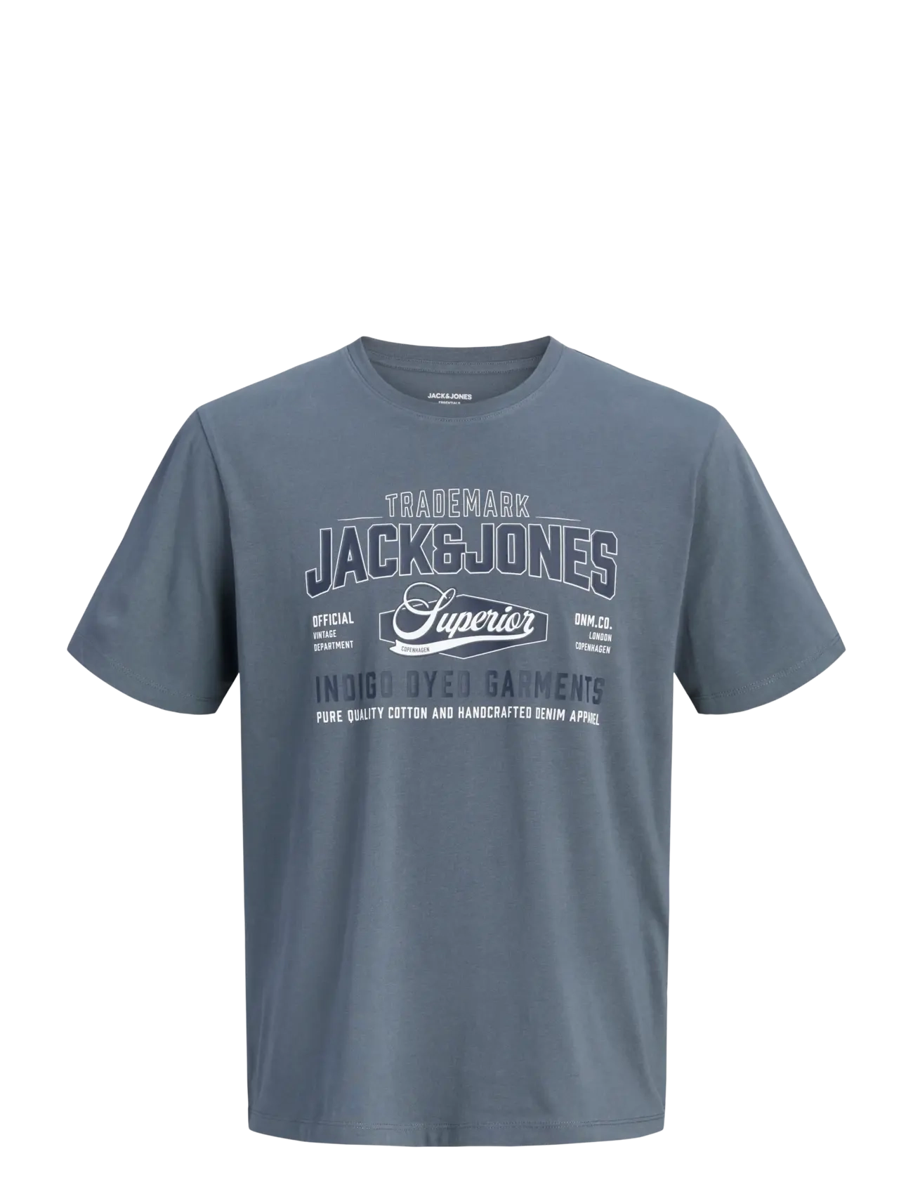 Jack & Jones - JJELOGO TEE SS O-NECK 2 COL AW26 3PK MP - multipack t-shirts - turbulence - 3