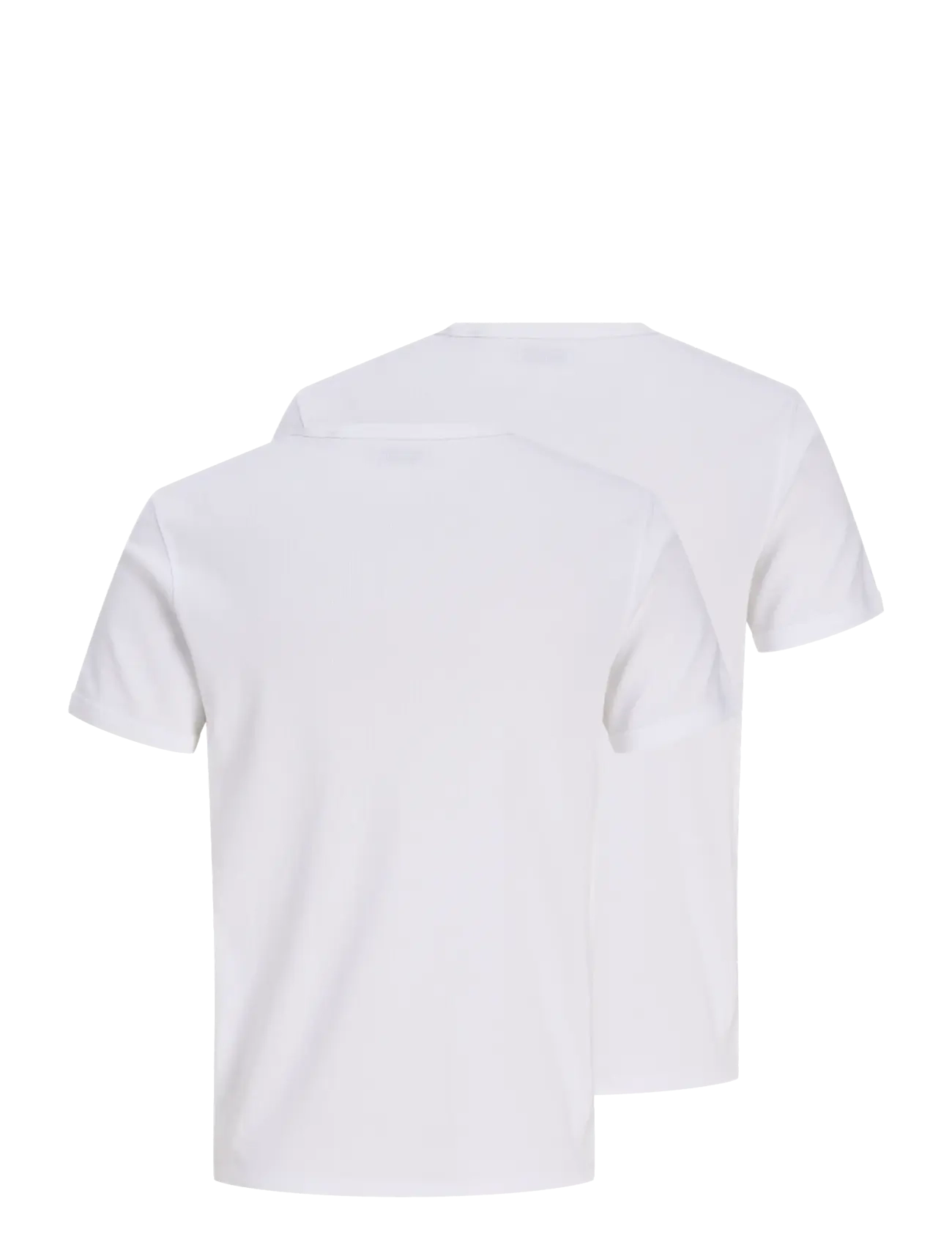 Jack & Jones - JJEORGANIC RIB TEE SS CREW NECK 2PK MP - t-särkide multipakk - white - 1