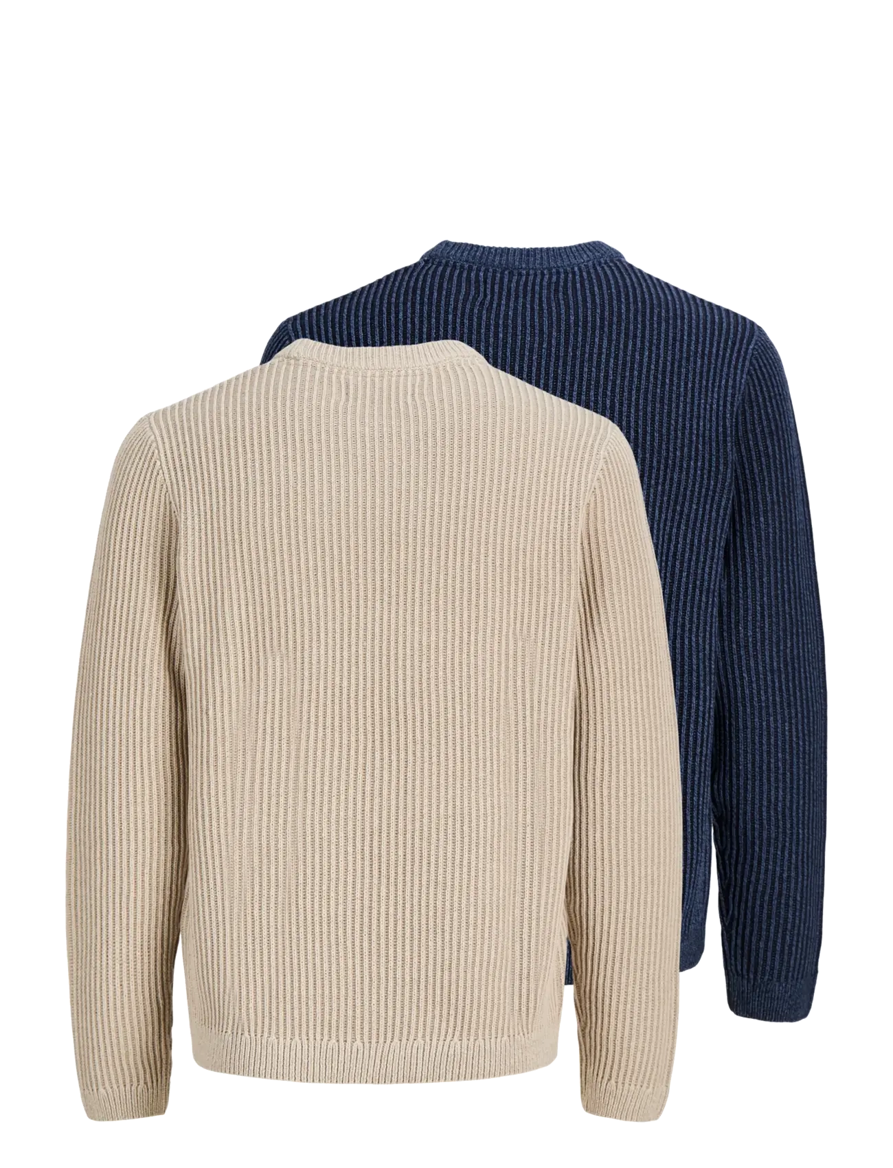 Jack & Jones - JJEDOVER KNIT CREW NECK 2PK MP - rund hals - sky captain - 1
