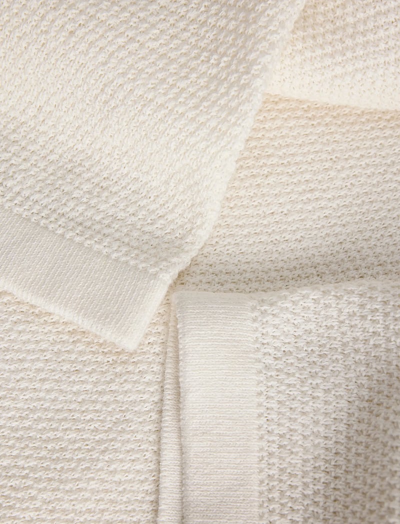 Jack & Jones - JJEGEORGE KNIT SPLIT NECK SS - polostrik - cloud dancer - 3
