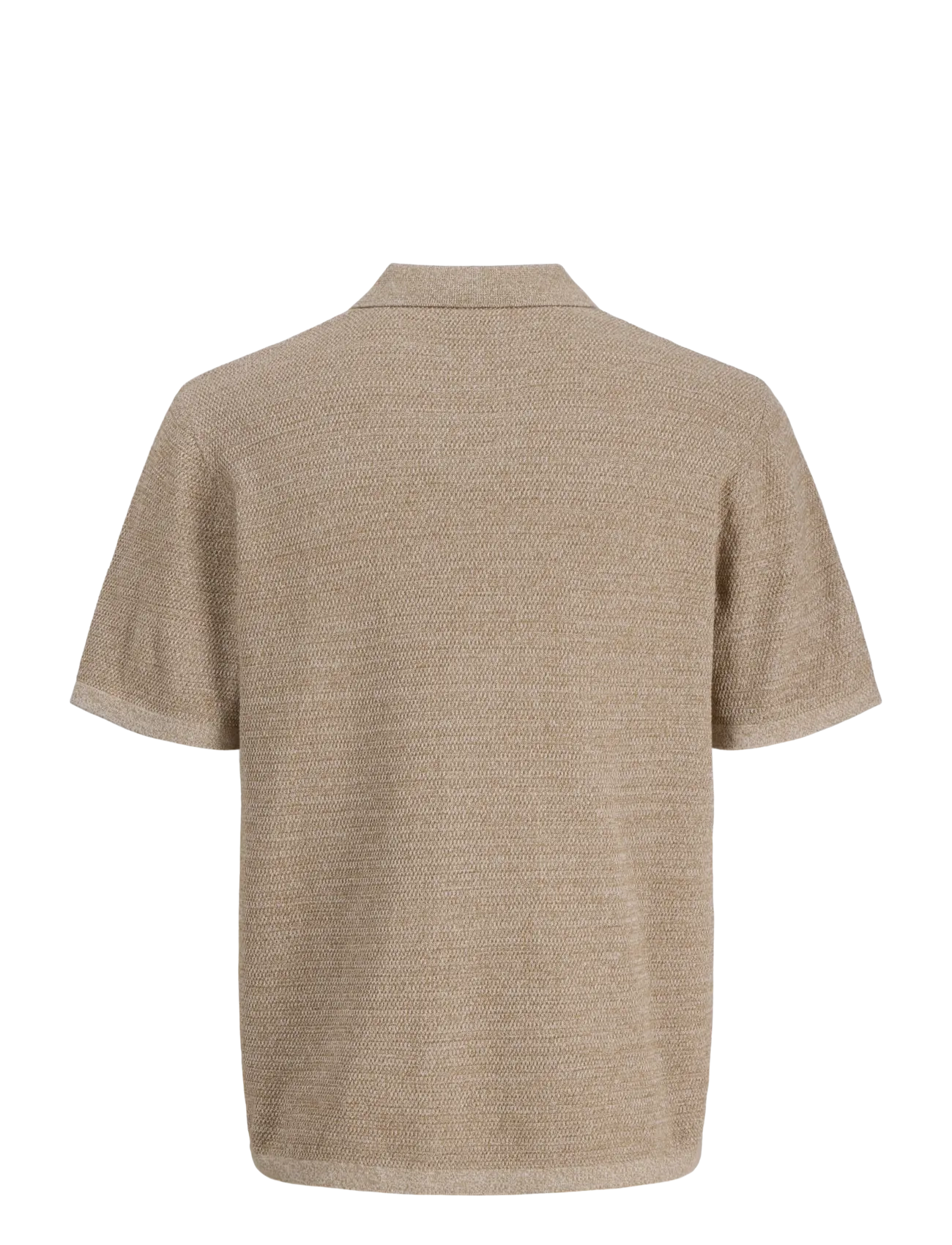 Jack & Jones - JJEGEORGE KNIT SPLIT NECK SS - strikkede poloer - coriander - 1