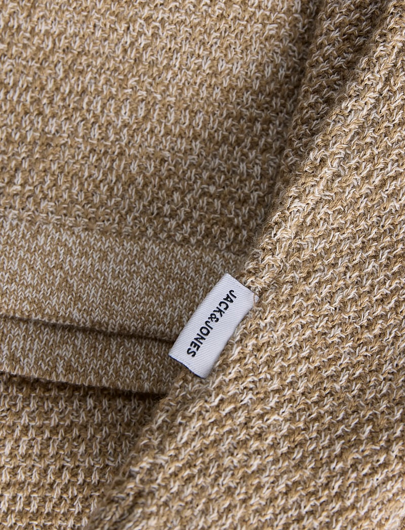 Jack & Jones - JJEGEORGE KNIT SPLIT NECK SS - polostrik - coriander - 2
