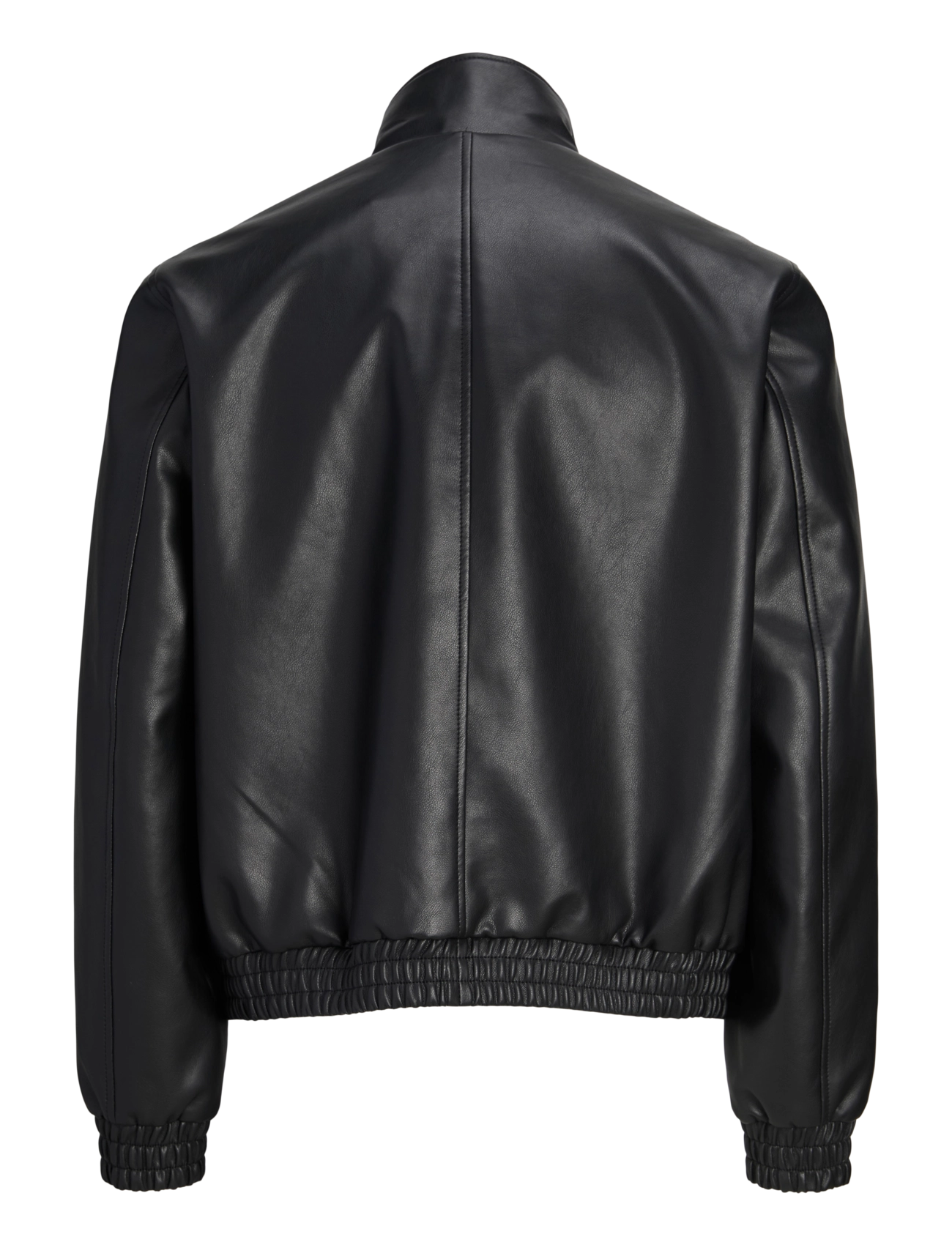 Jack & Jones - JORHIGH NECK PU JACKET SMU - fall jackets - black - 1