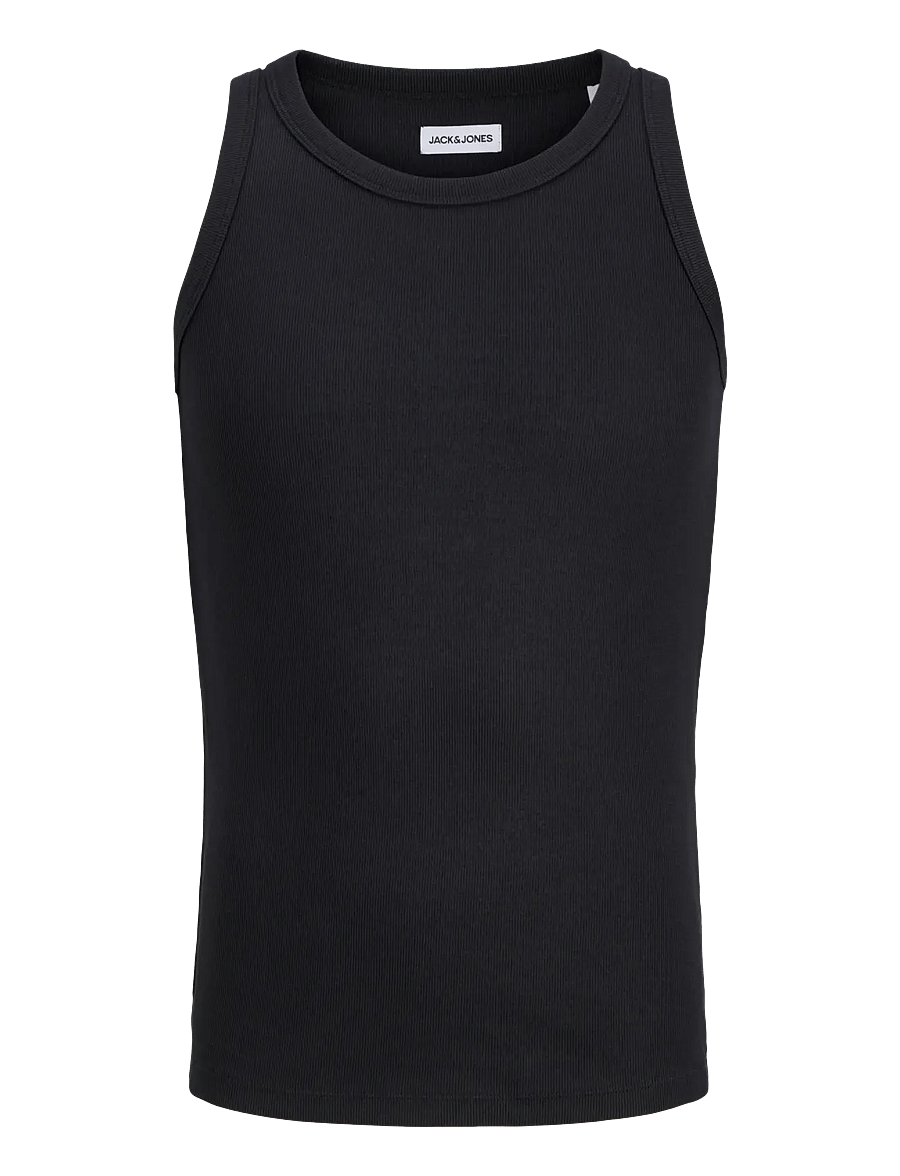 Jack & Jones - JJEORGANIC RIB TANK TOP 2PK MP - varrukateta särgid - white - 2