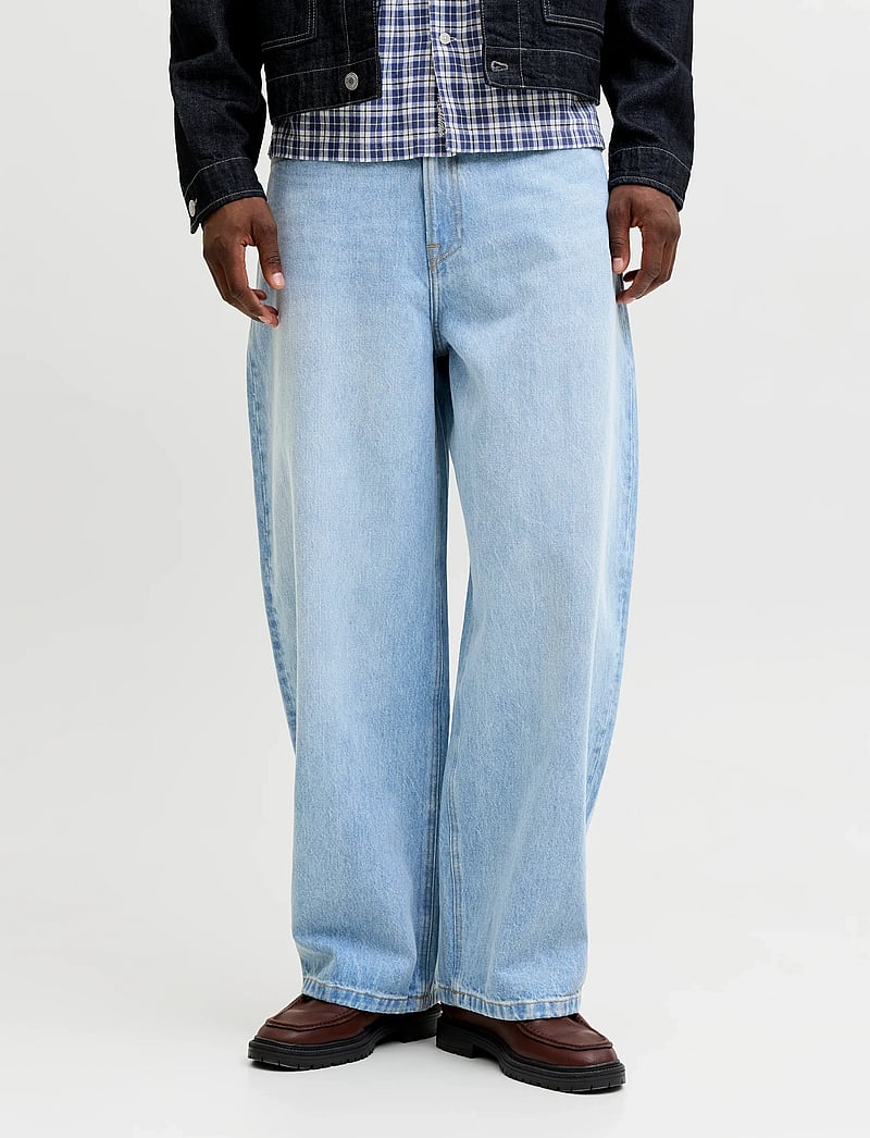 Jack & Jones - JJIJOEY JJCREW NS 870 ST LN - alt laienevad teksad - blue denim - 0