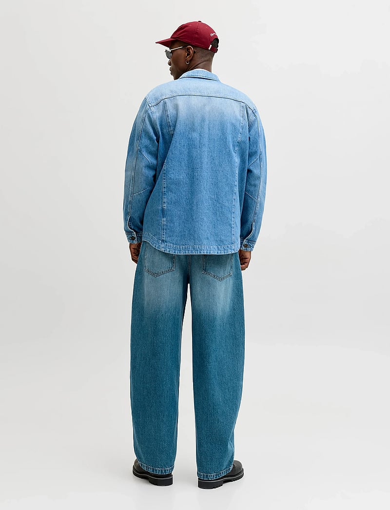 Jack & Jones - JJIJOEY JJCREW NS 871 ST LN - alt laienevad teksad - blue denim - 3