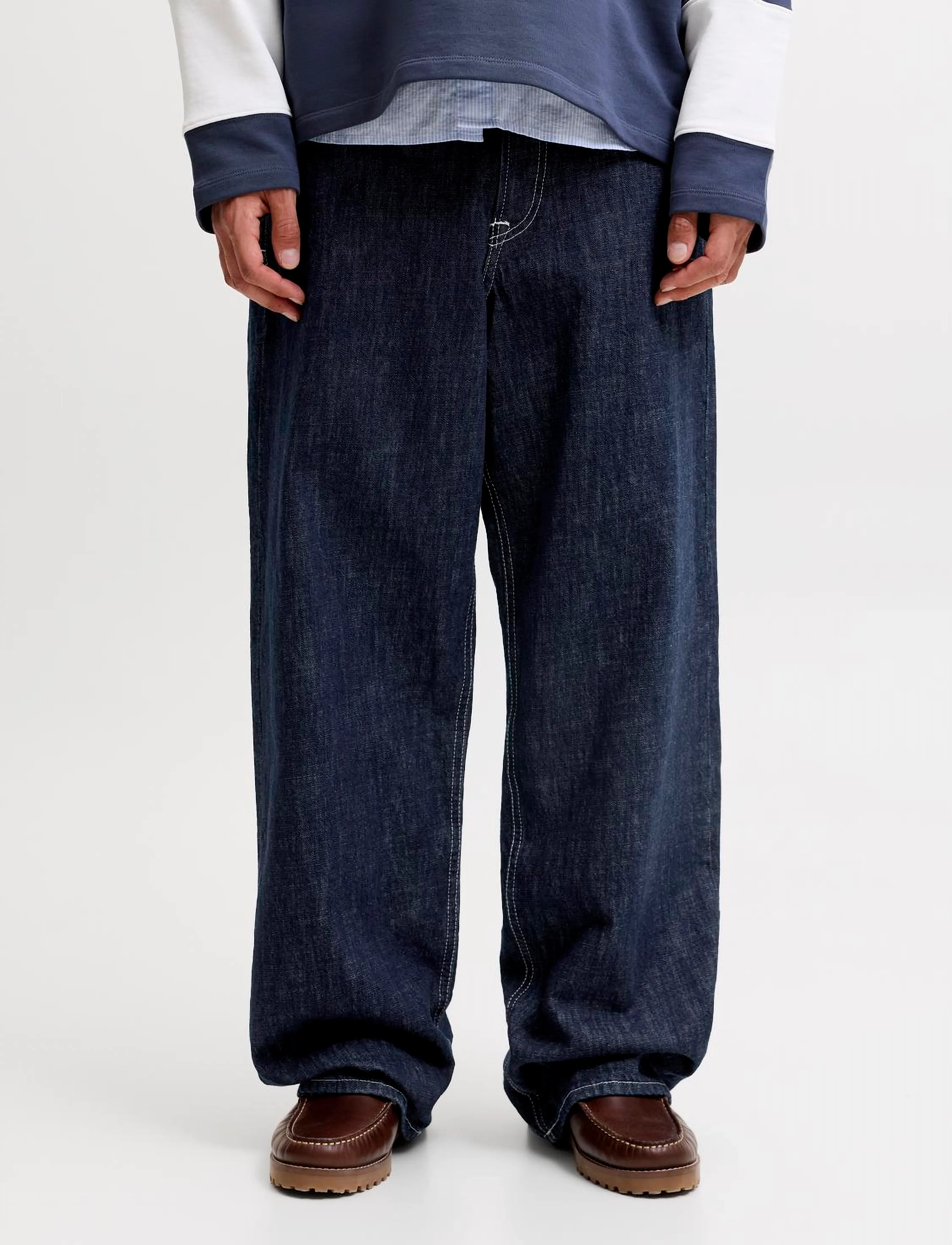 Jack & Jones - JJIDAVE JJCLASSIC JOS 463 ST LN - hosen & jeans - blue denim - 3