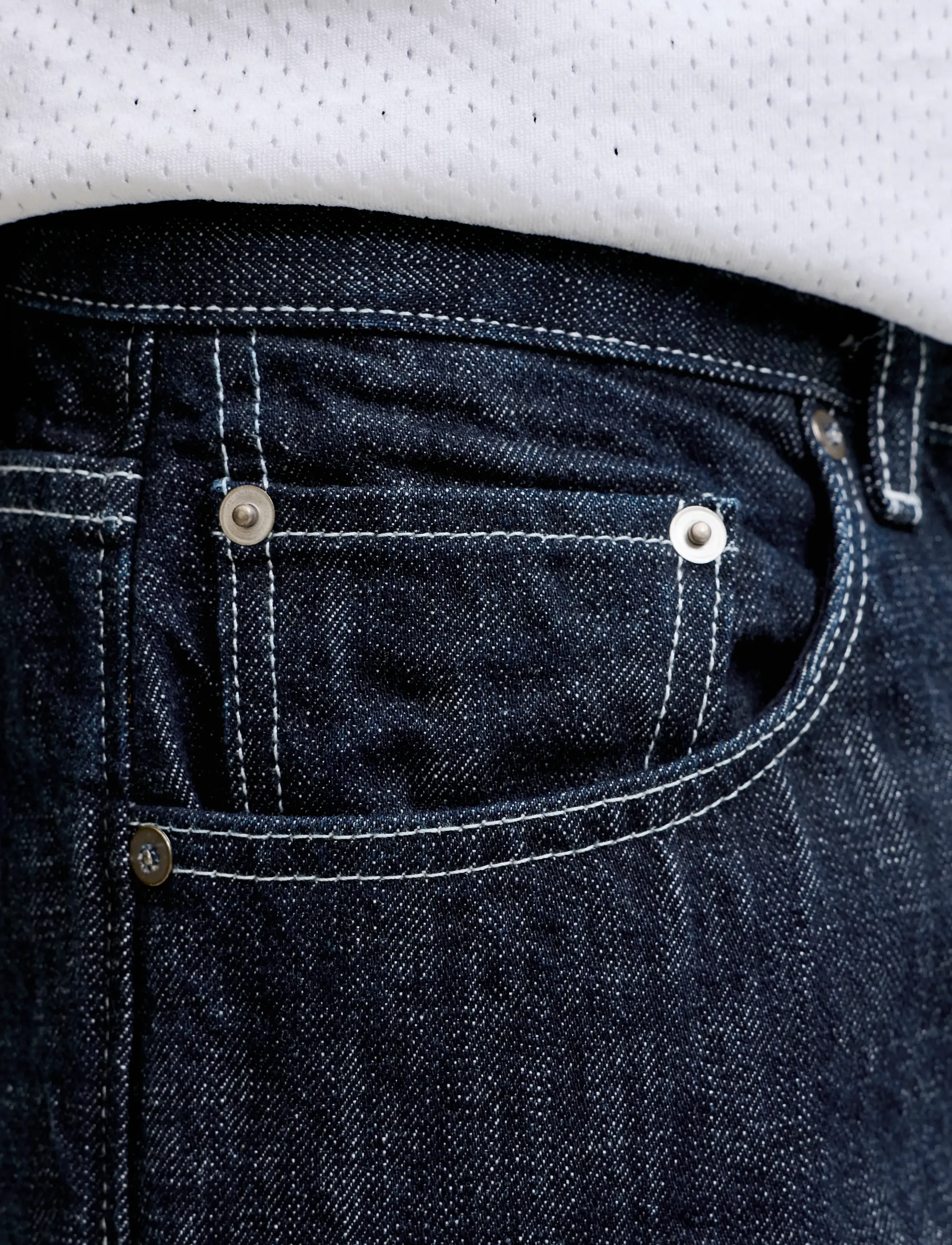 Jack & Jones JJIDAVE JJCLASSIC JOS 463 ST LN - Jeans - BLUE DENIM / white