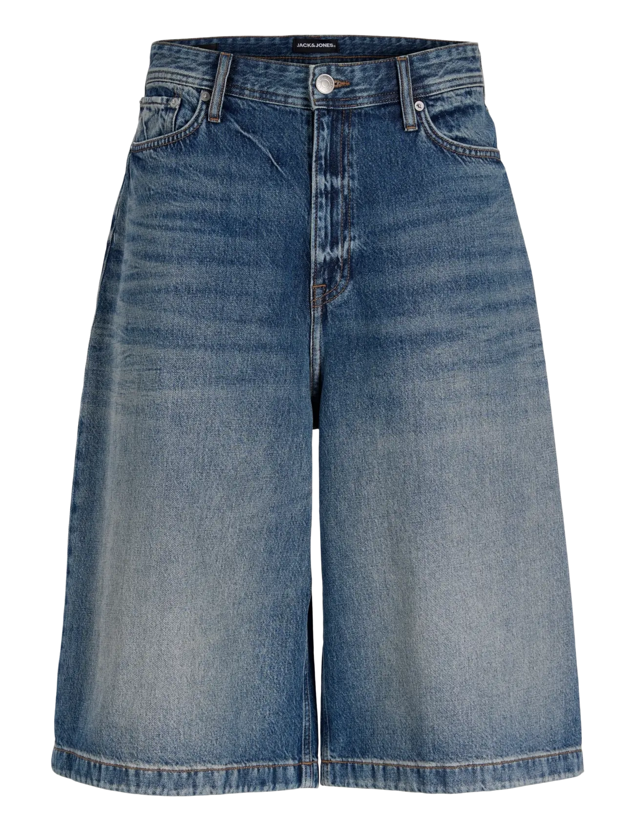 Jack & Jones JJIBILLY JJLUCA JORTS ST 105 ST LN - Šortai - BLUE DENIM / blue