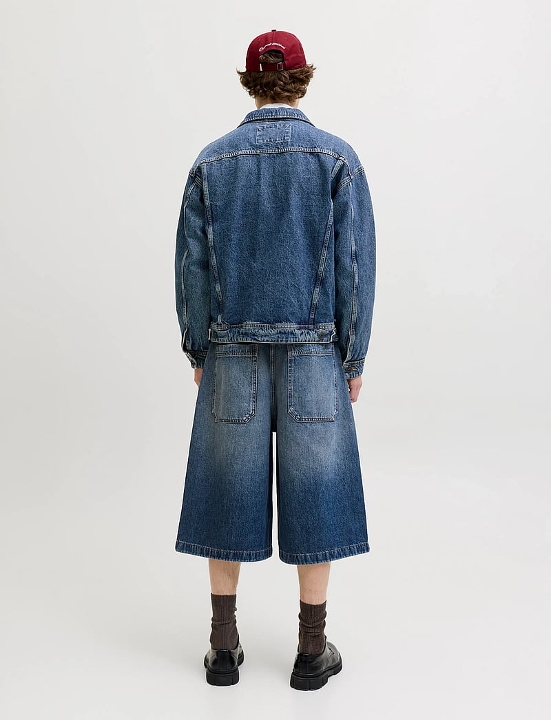 Jack & Jones - JJIBILLY JJLUCA JORTS ST 105 ST LN - denim shorts - blue denim - 3