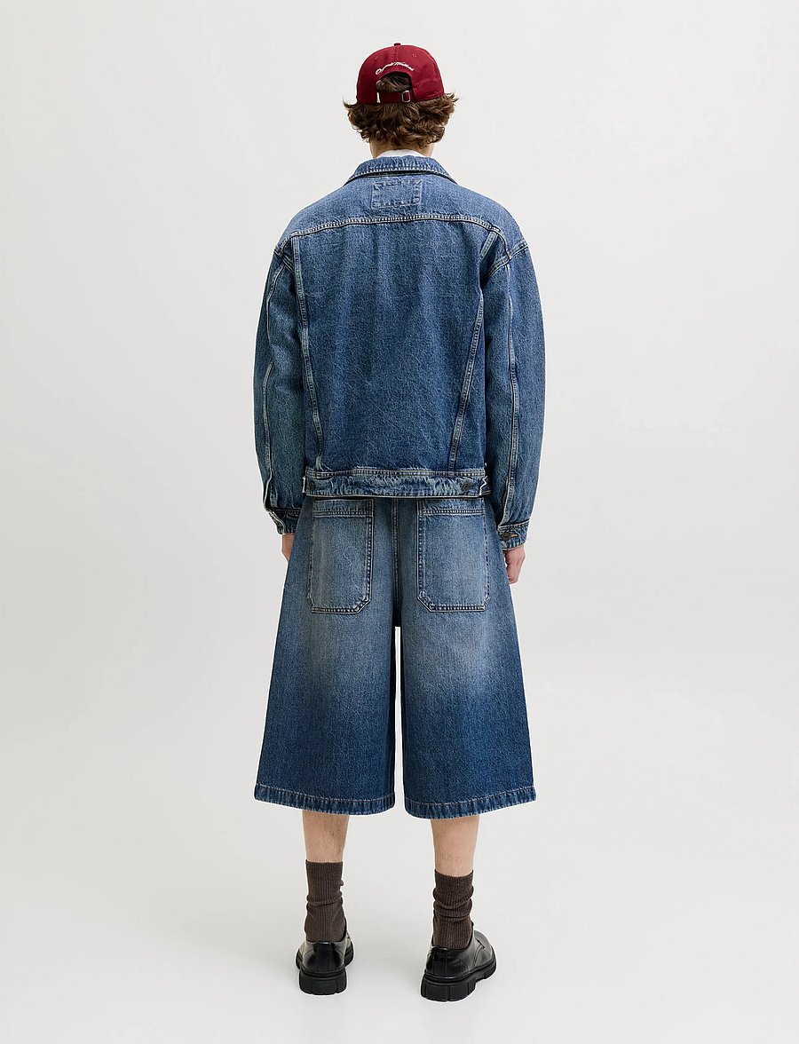 Jack & Jones - JJIBILLY JJLUCA JORTS ST 105 ST LN - jorts - blue denim - 3