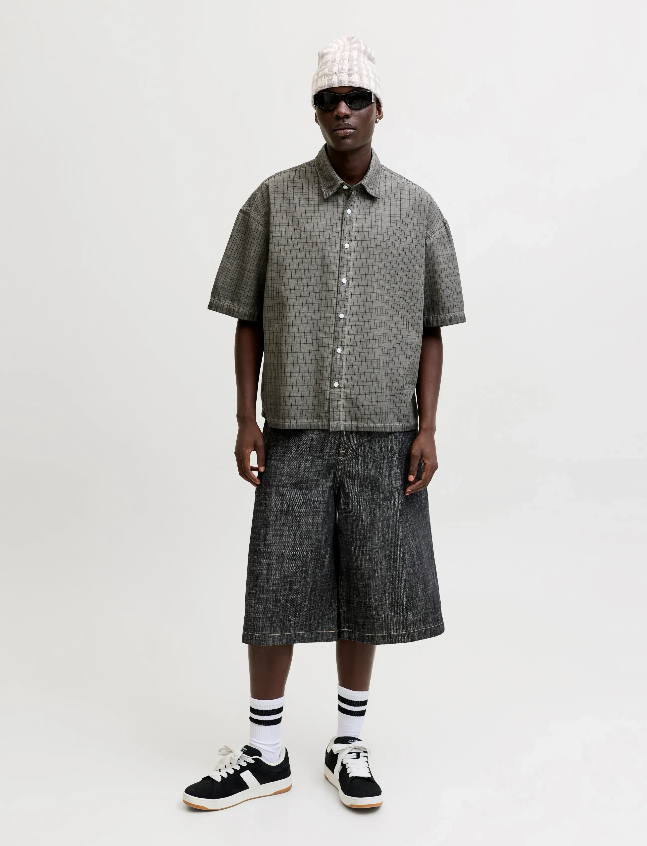 Jack & Jones - JJIBILLY JJLUCA JORTS ST 448 ST LN - jeans shorts - blue denim - 4