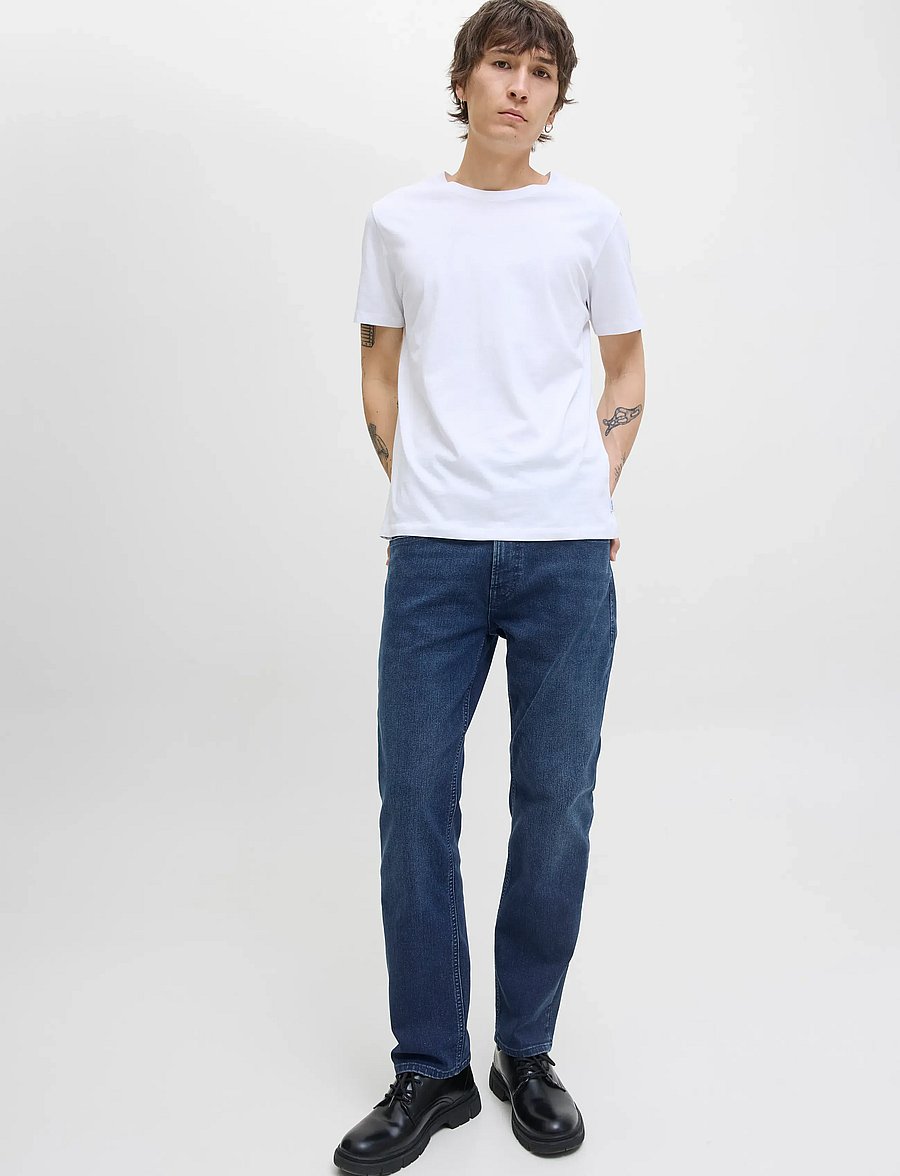 Jack & Jones - JJICLARK JJORIGINAL SQ 260/223 2PK MP - tavalised teksad - blue denim - 5