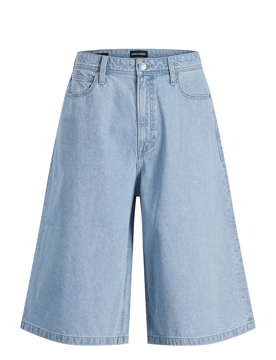 Jack & Jones - JJIBILLY JJCREW JORTS SQ 738 ST LN - jeans shorts - blue denim - 1