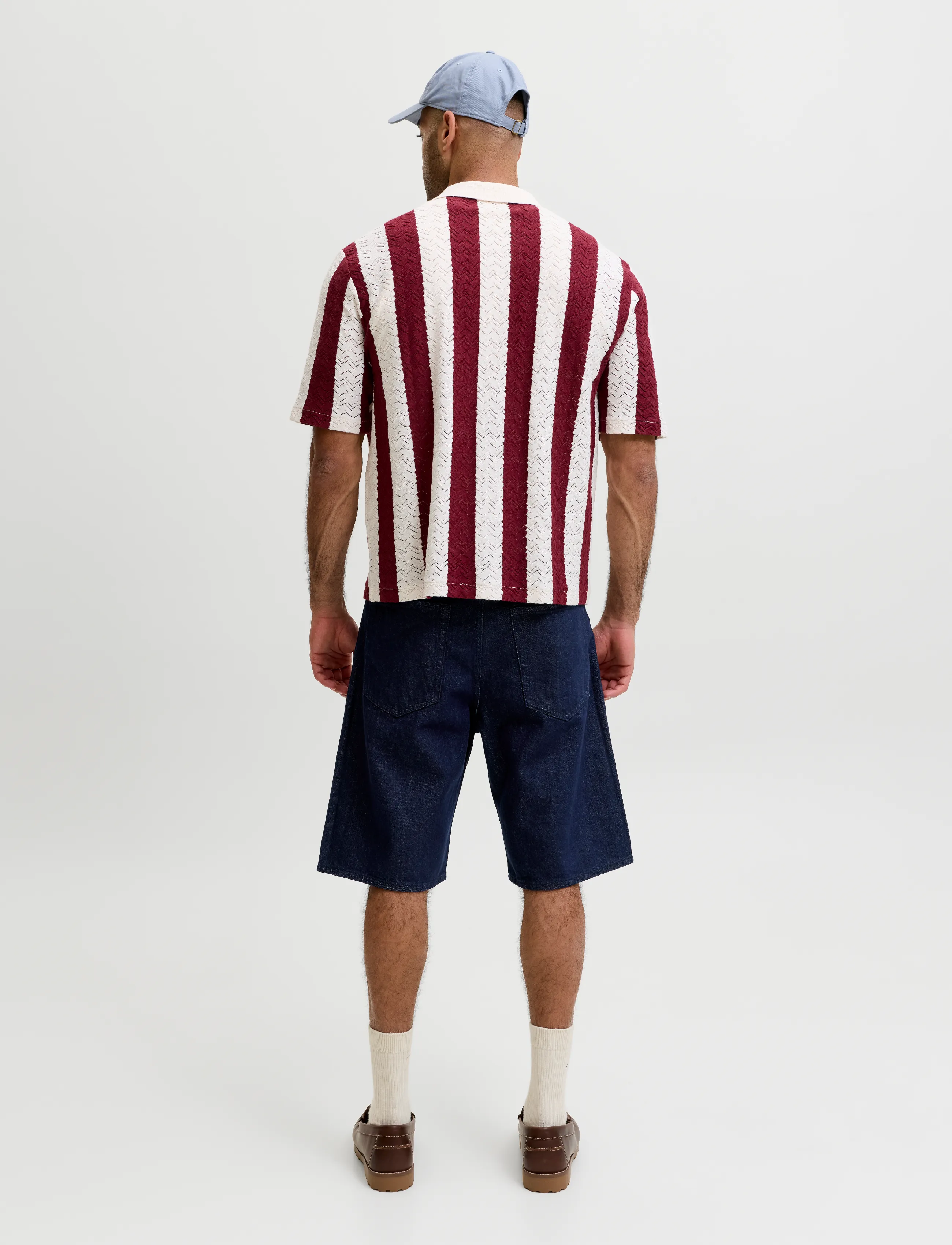 Jack & Jones - JJIALEX JJORIGINAL SHORTS AT 054 ST LN - short en jean - blue denim - 3
