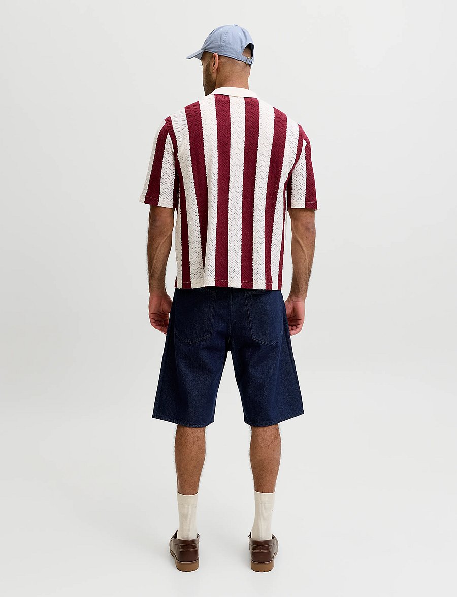 Jack & Jones - JJIALEX JJORIGINAL SHORTS AT 054 ST LN - short en jean - blue denim - 3