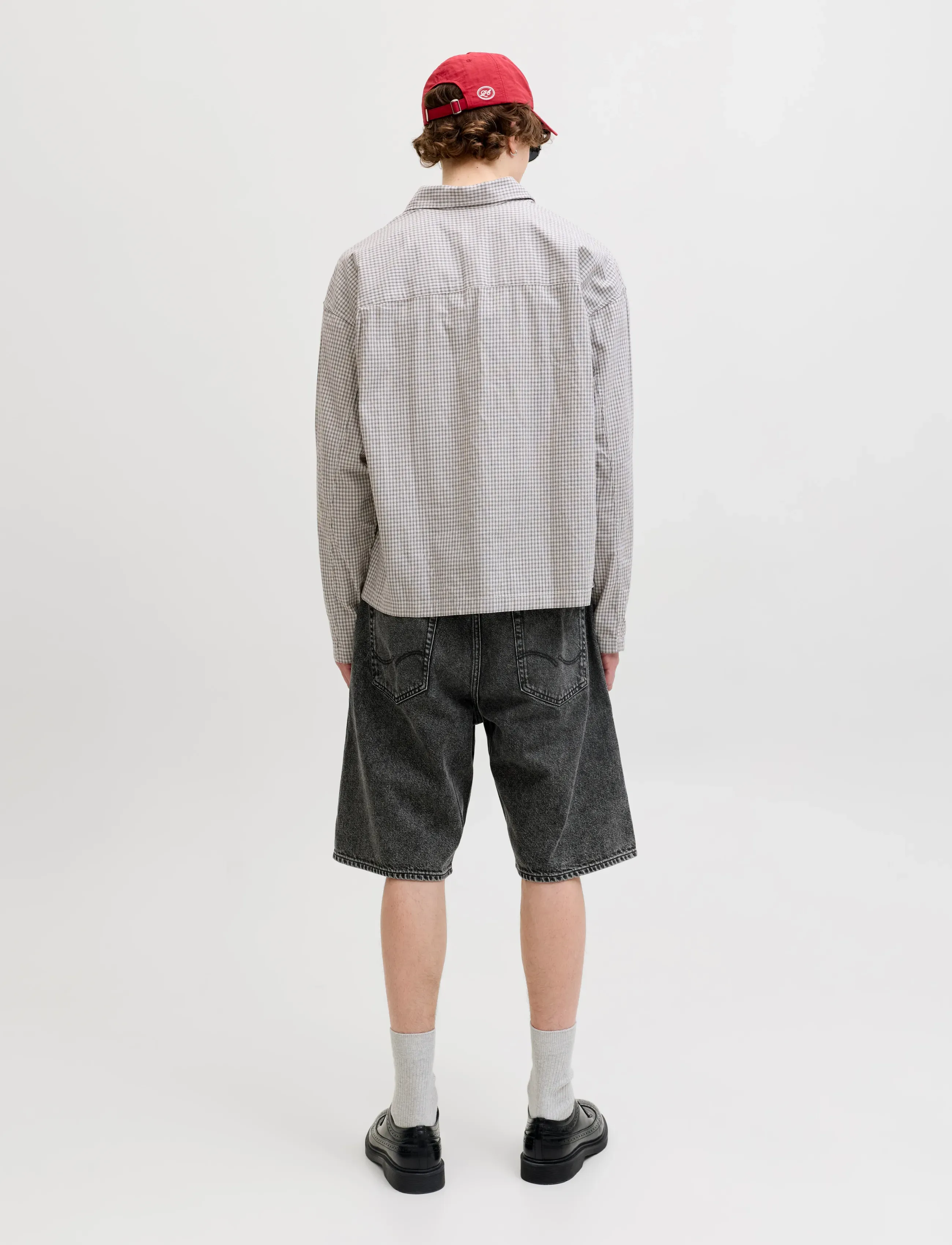 Jack & Jones - JJIALEX JJORIGINAL SHORTS SQ 734 ST LN - jeans shorts - medium grey denim - 3