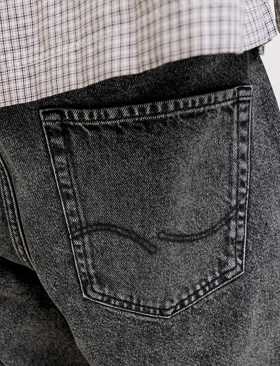 Jack & Jones - JJIALEX JJORIGINAL SHORTS SQ 734 ST LN - jeans shorts - medium grey denim - 5