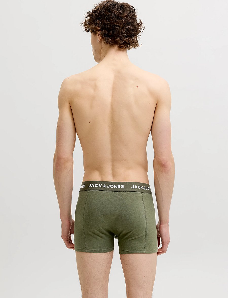 Jack & Jones - JACBENJA SOLID TRUNKS 3 PACK STYD - unterhosen im multipack - black - 4