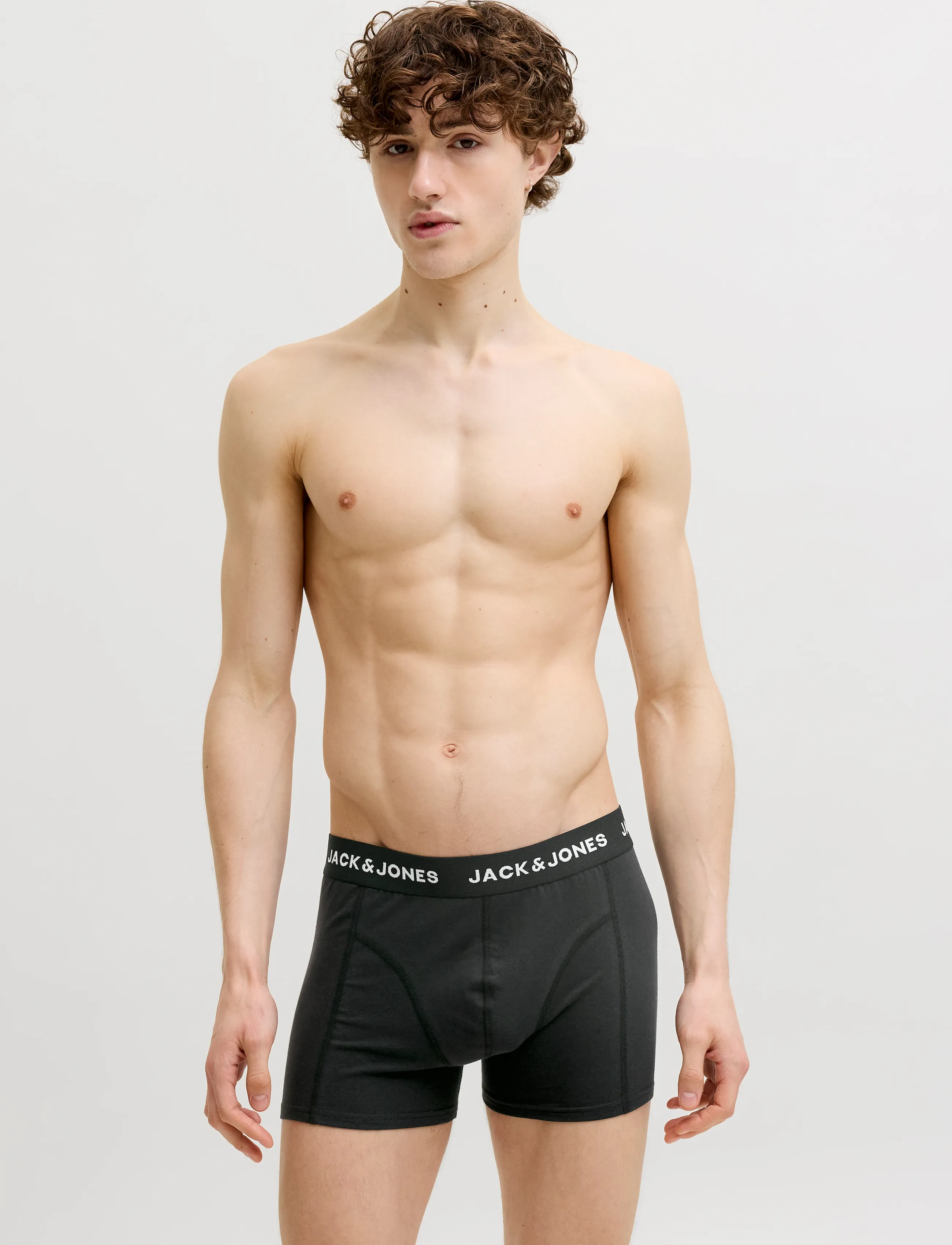 JACK & JONES Jacbenja Solid Trunks 3 Pack Styd boxerkalsong herr – bild 5