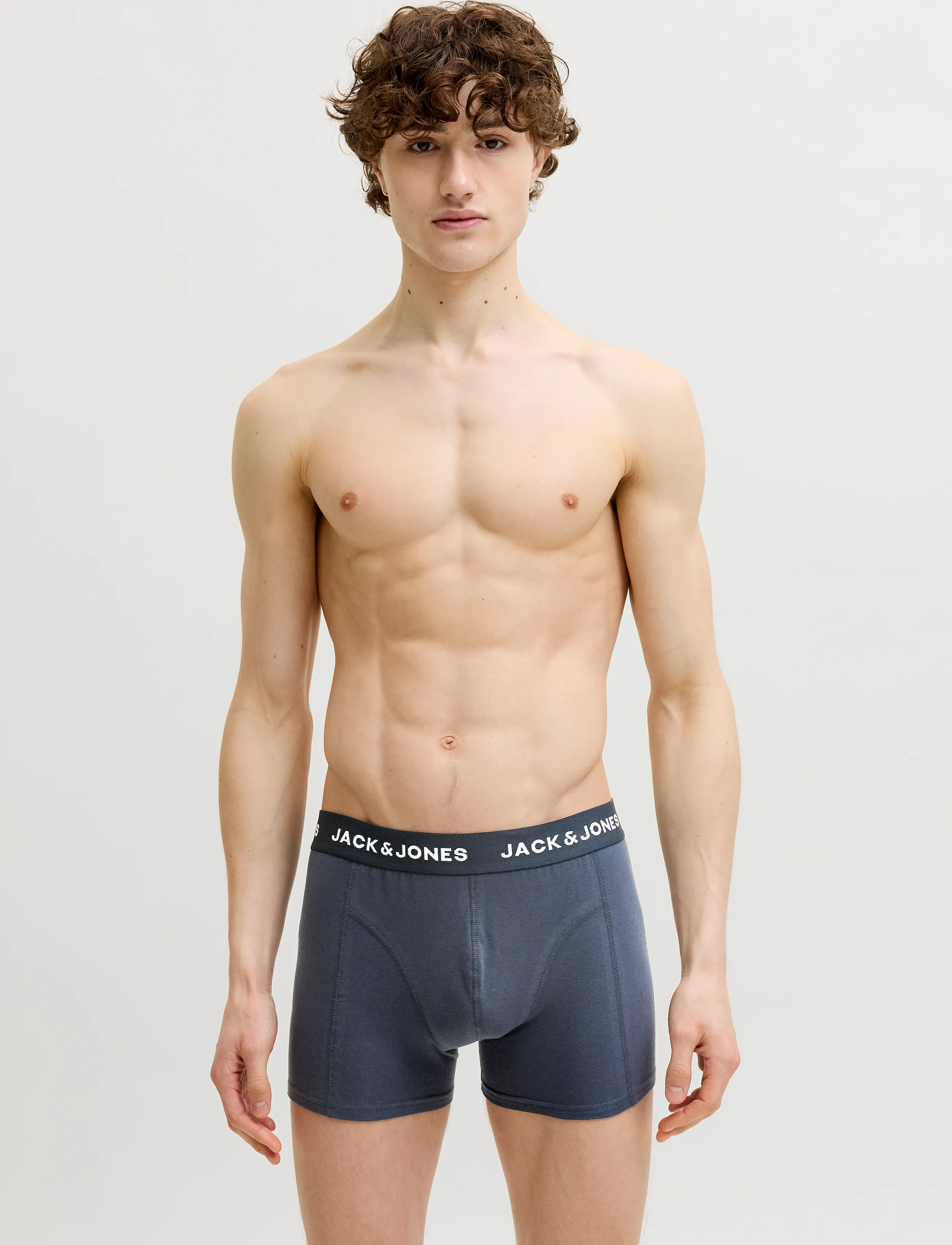 Jack & Jones JACBENJA SOLID TRUNKS 3 PACK STYD - Streetstyle - BLACK / black