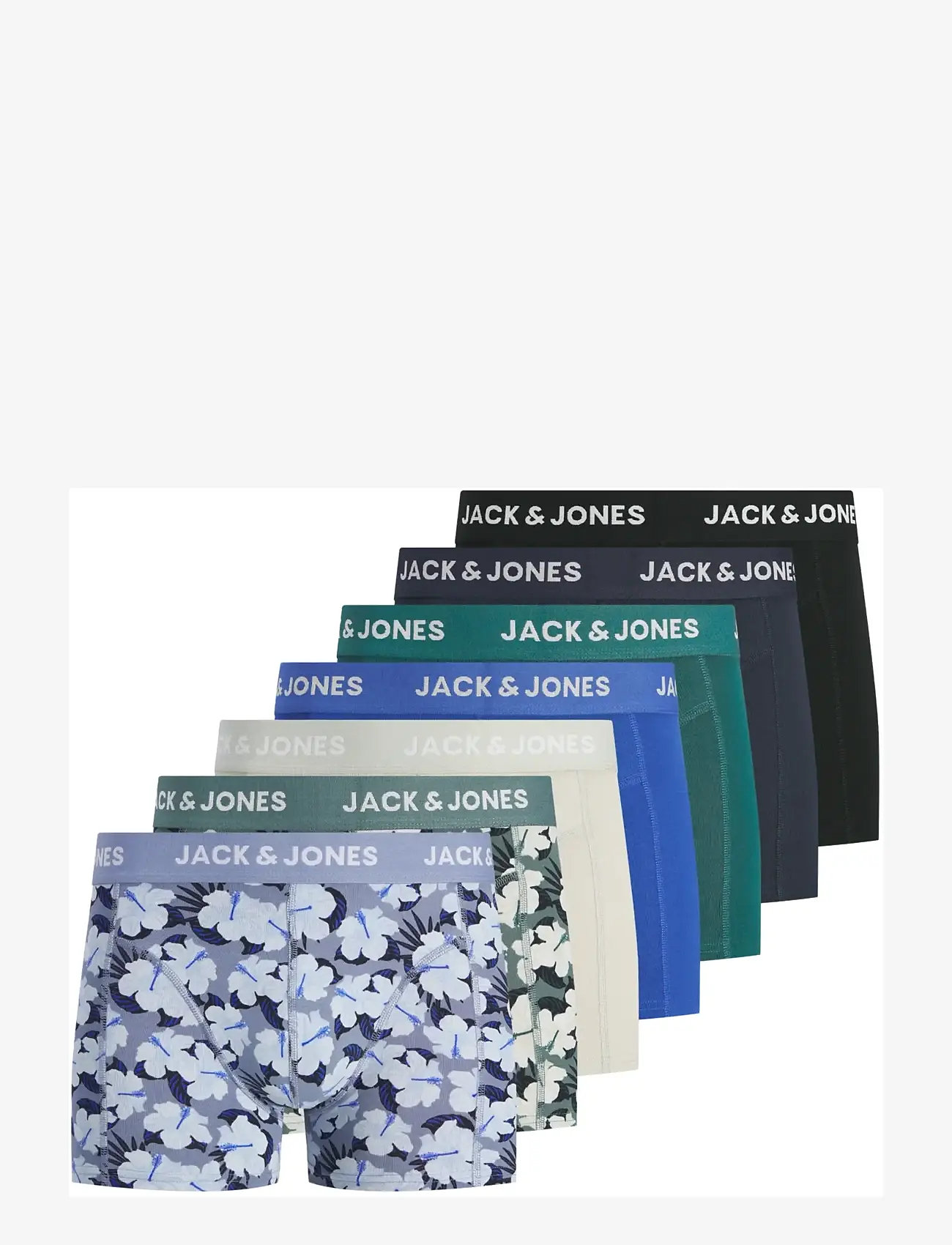 Jack & Jones - JACBEN TRUNKS 7 PACK STYD - unterhosen im multipack - north atlantic - 1